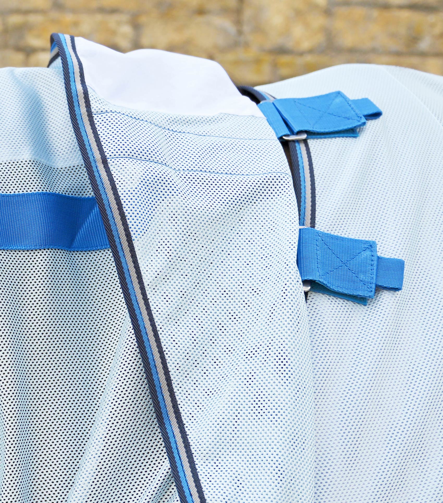 Bug Buster Fly Rug with Detachable Neck and Belly Flap Blue - Image 2