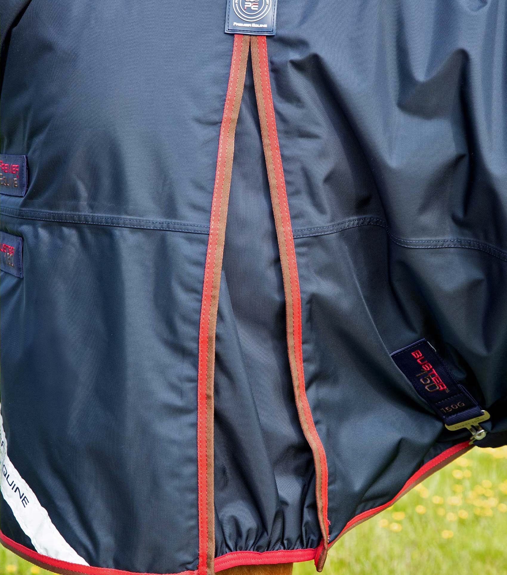 Buster 150g Turnout Rug with Classic Neck Cover Navy - Image 5