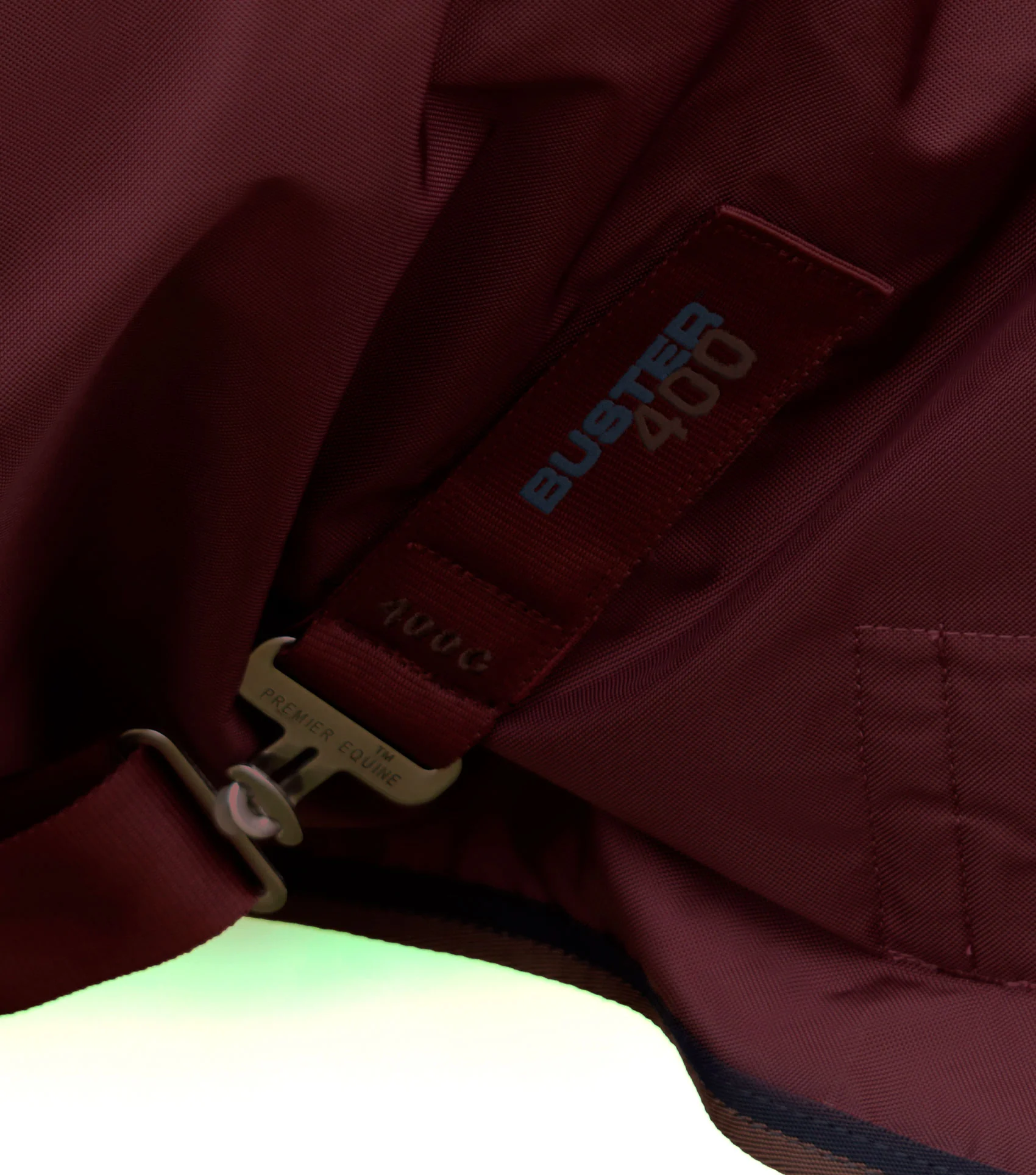 Buster 400g Turnout Rug with Snug-Fit Neck Cover Burgundy - Image 5