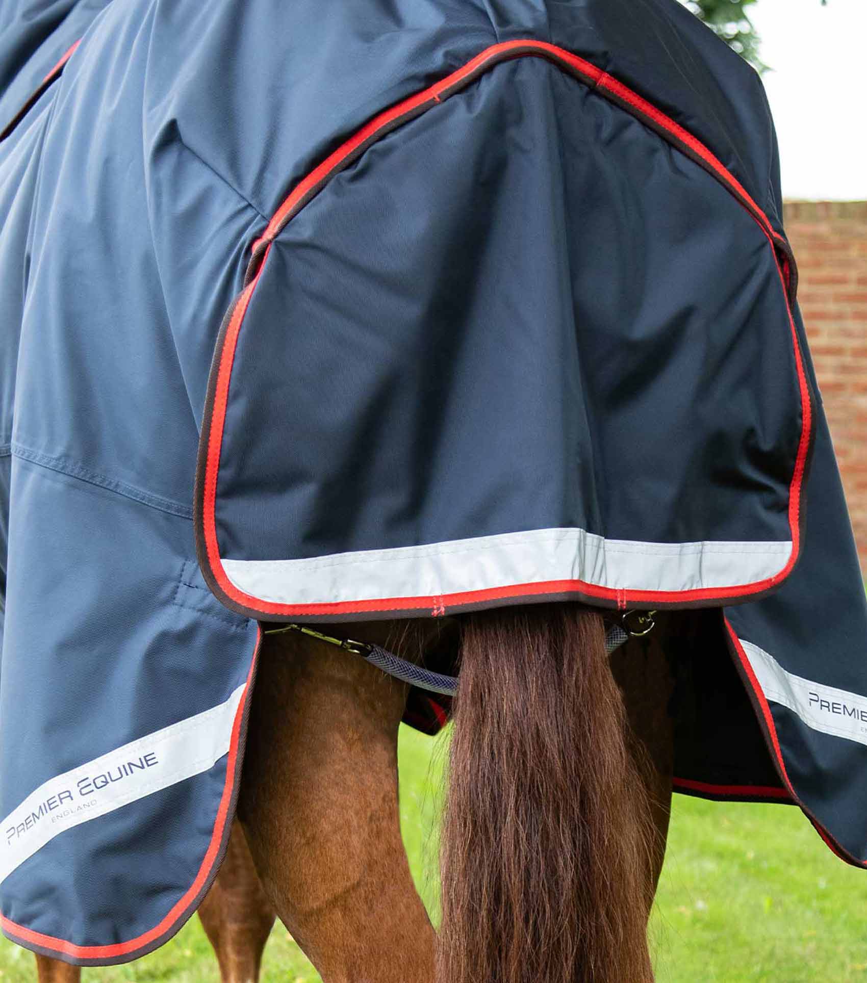Buster 420g Turnout Rug with Classic Neck Cover Navy - Image 5