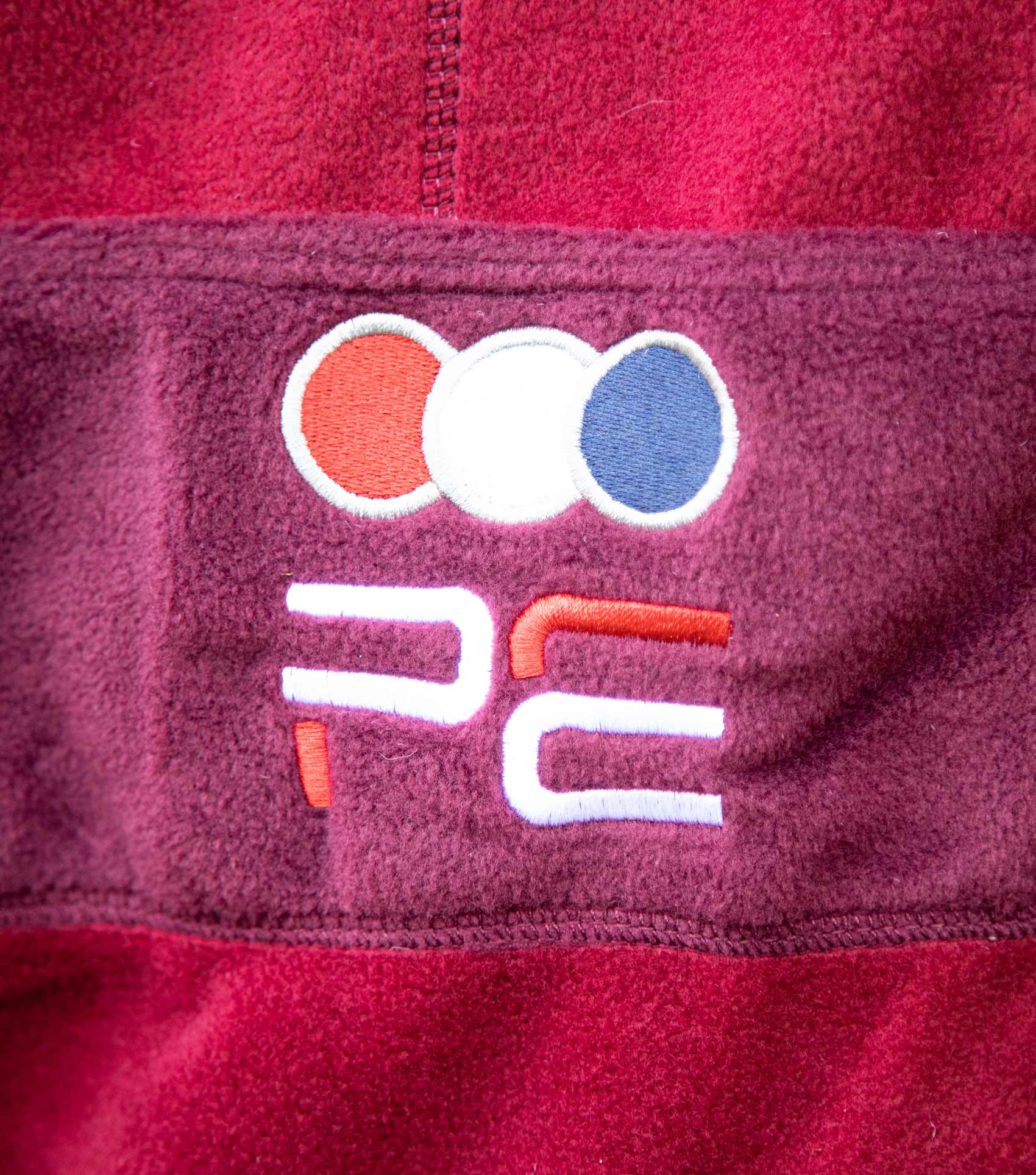 Buster Fleece Cooler Rug - Continental Edition Burgundy - Image 5