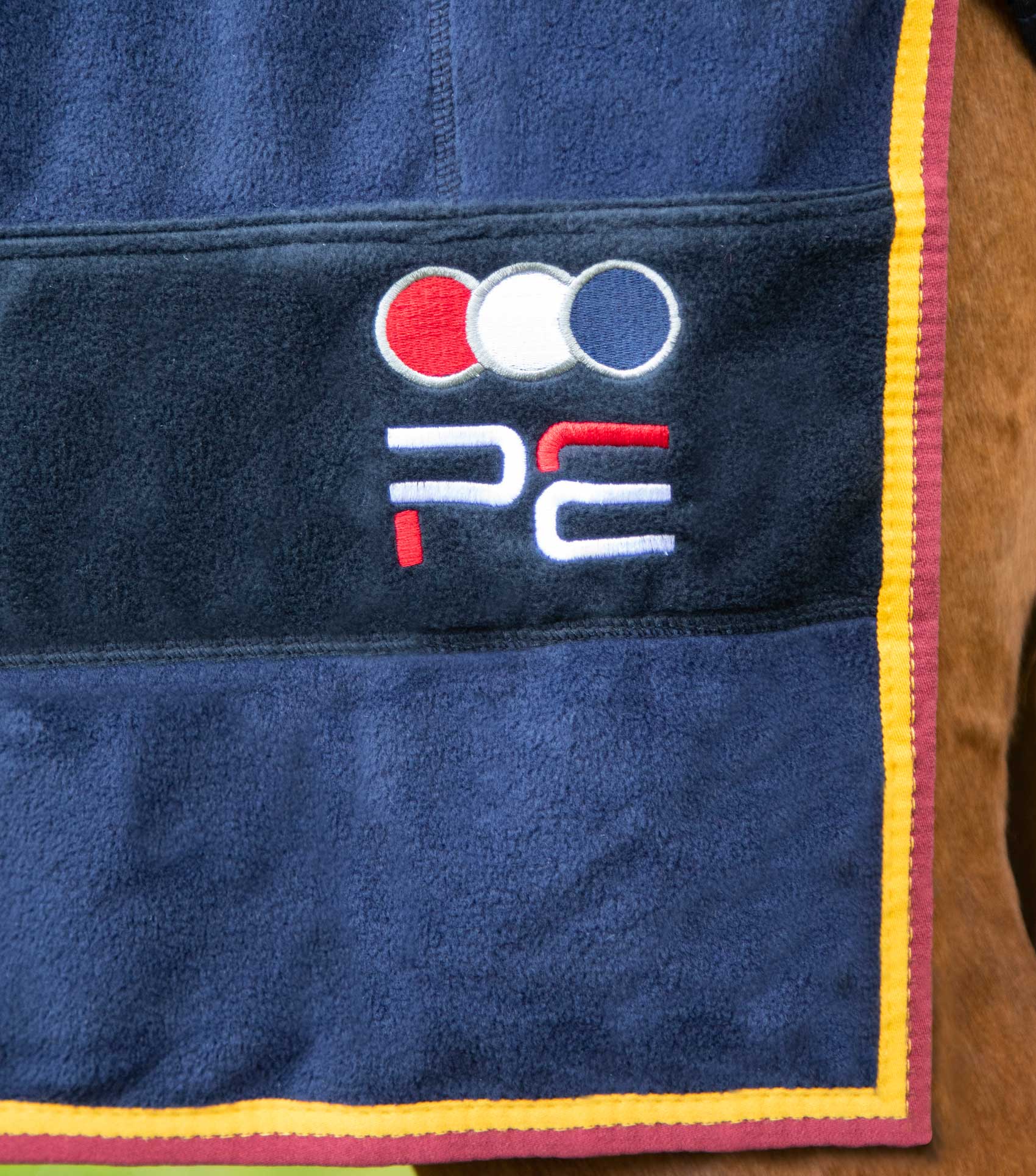 Buster Fleece Cooler Rug - Continental Edition Navy - Image 5