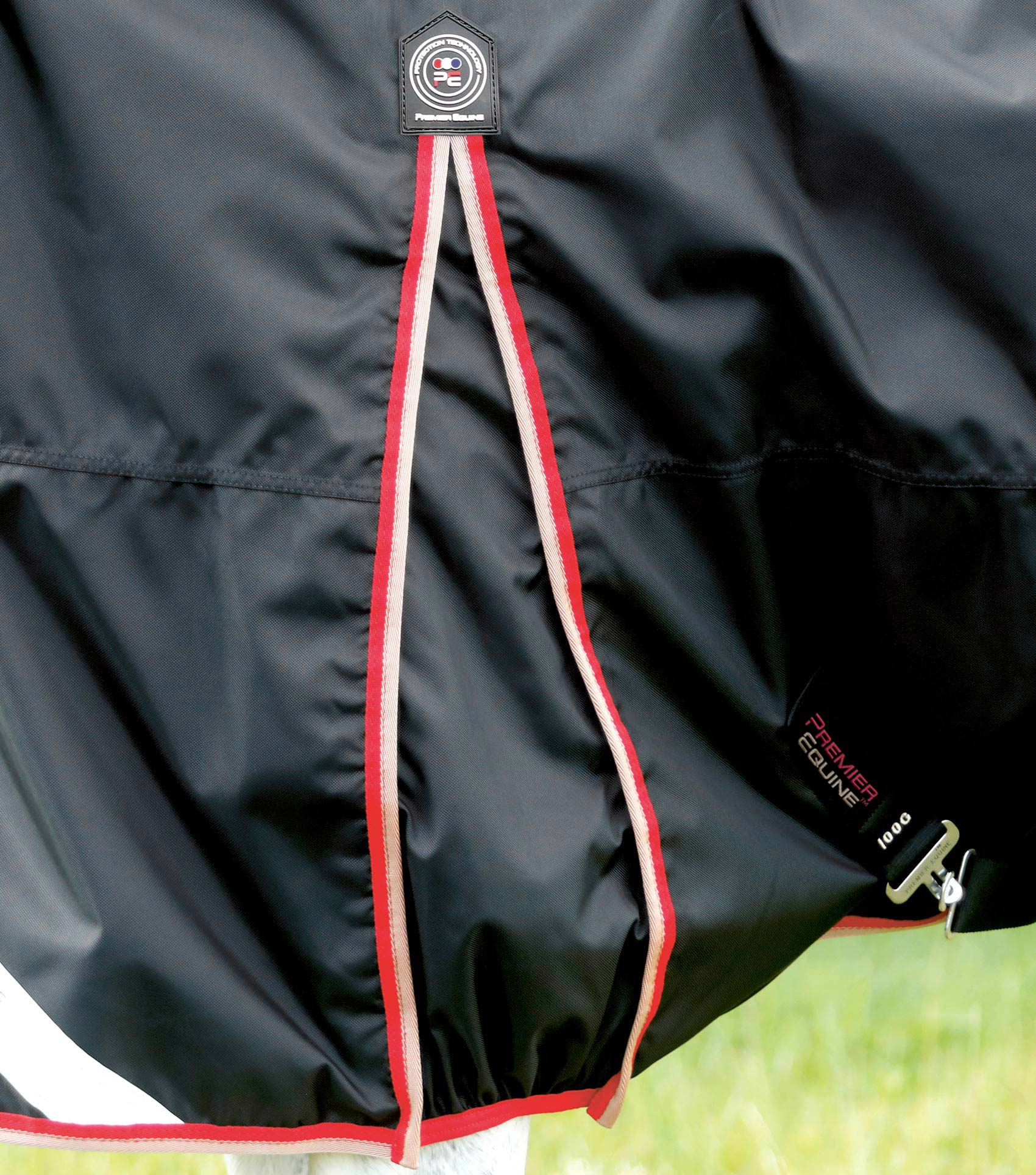 Buster Hardy 100g Half Neck Turnout Rug Black - Image 4