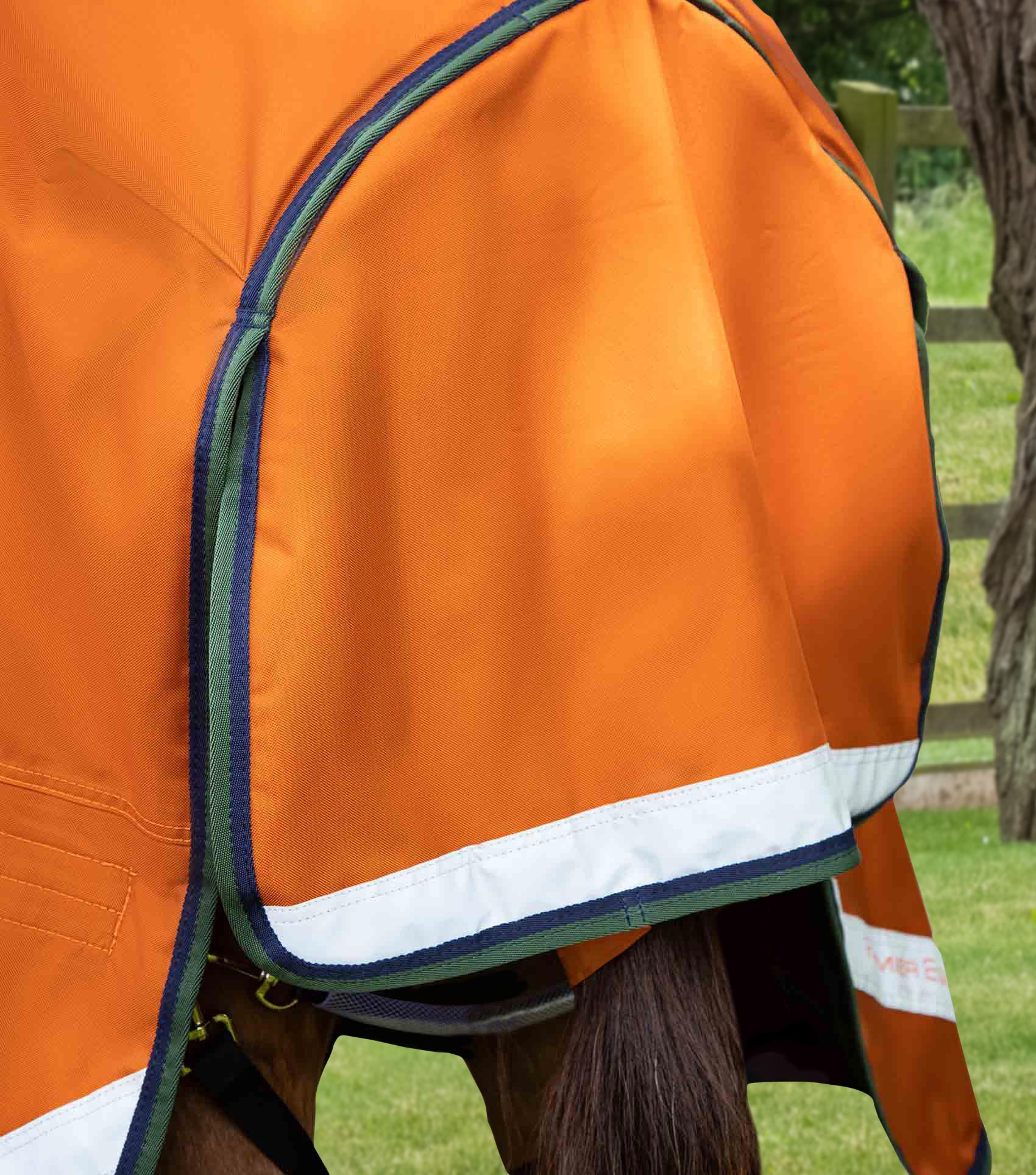 Buster Hardy 400g Half Neck Turnout Rug Burnt Orange - Image 5