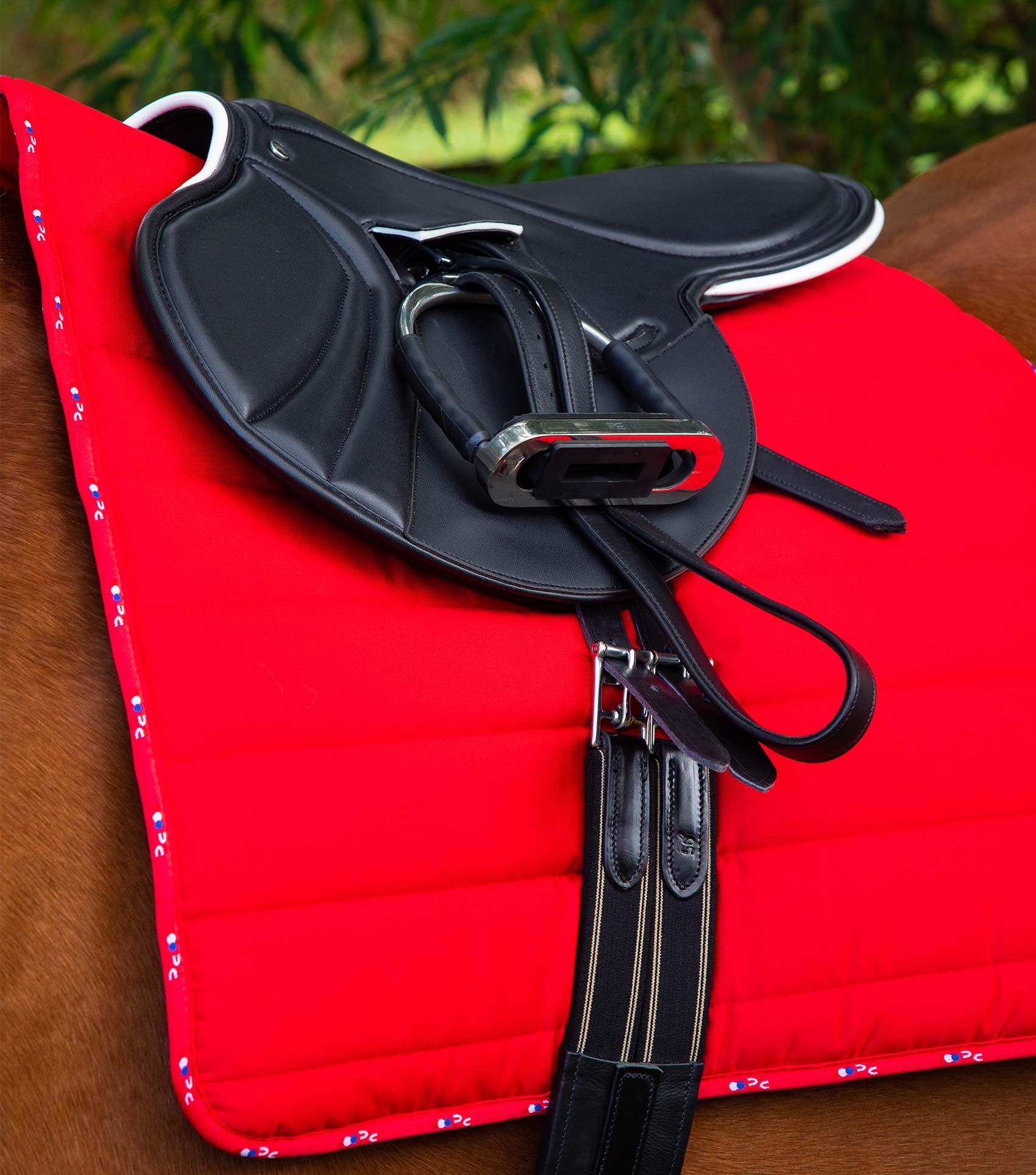 Buster Reversible Saddle Pad Red - Image 2