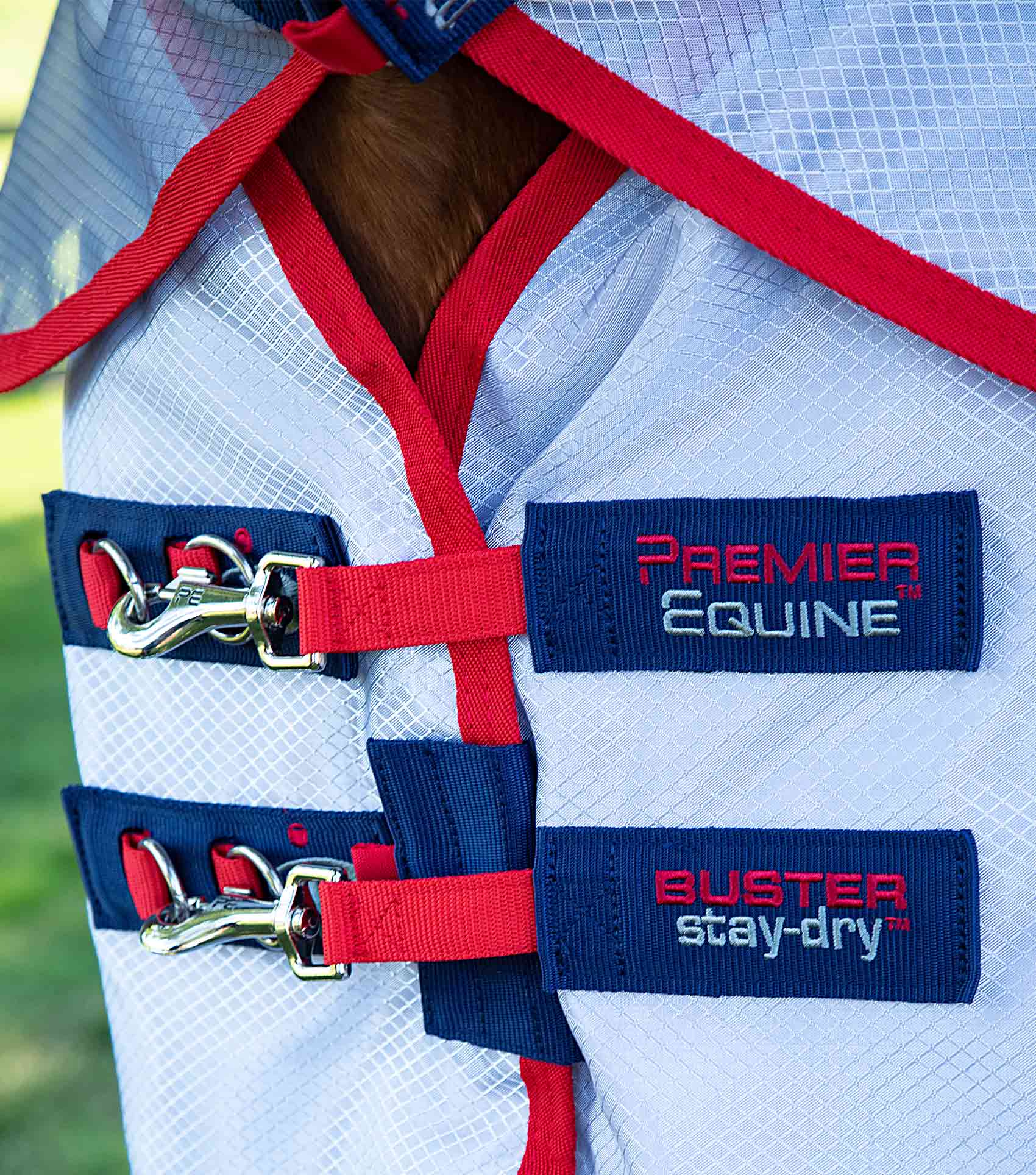Buster Stay-Dry Super Lite Fly Rug with Surcingles Navy - Image 3