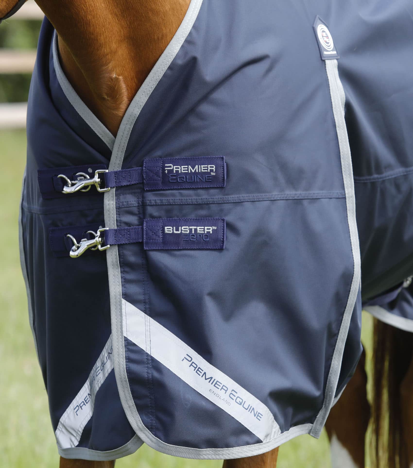 Buster Zero Original Turnout Rug Navy - Image 3