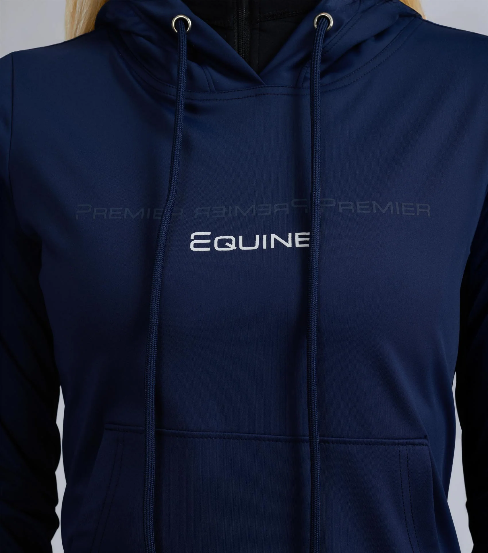 SALE - Cadenza Technical Riding Hoodie Navy - Image 3