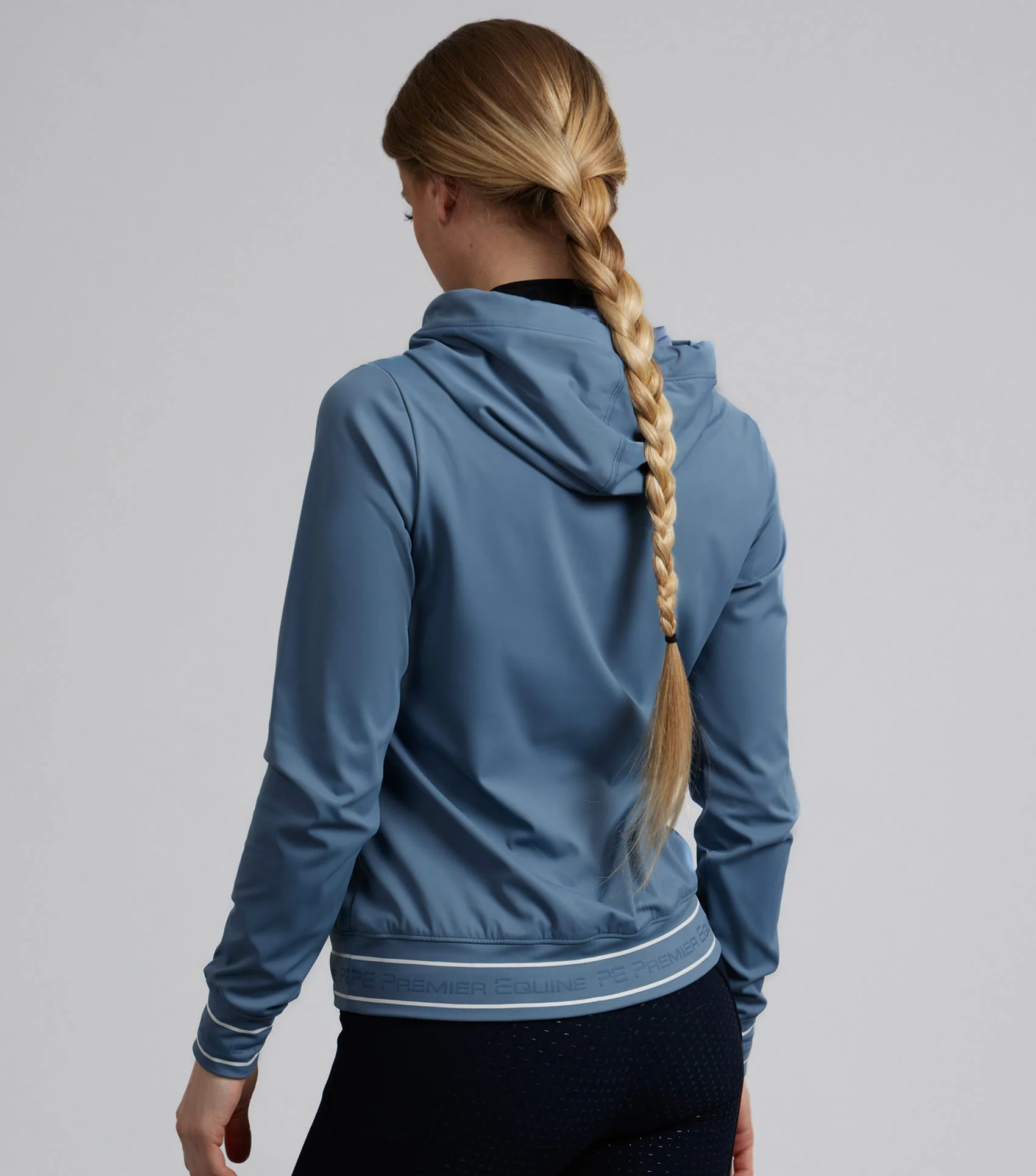 SALE - Cadenza Technical Riding Hoodie San Marino Blue - Image 5