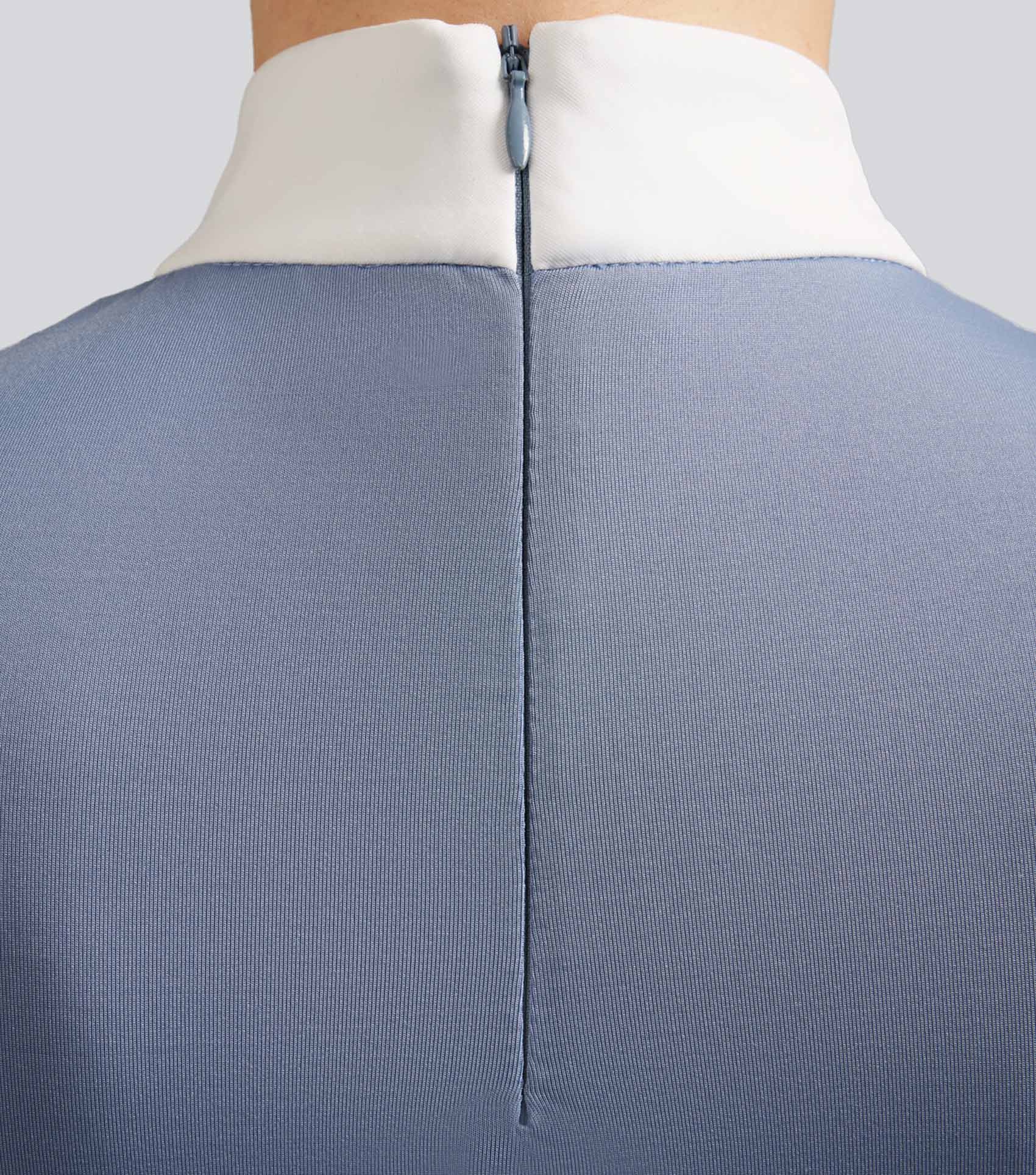 SALE - Campani Womens Short Sleeve Riding Top Infinity Blue - Image 5