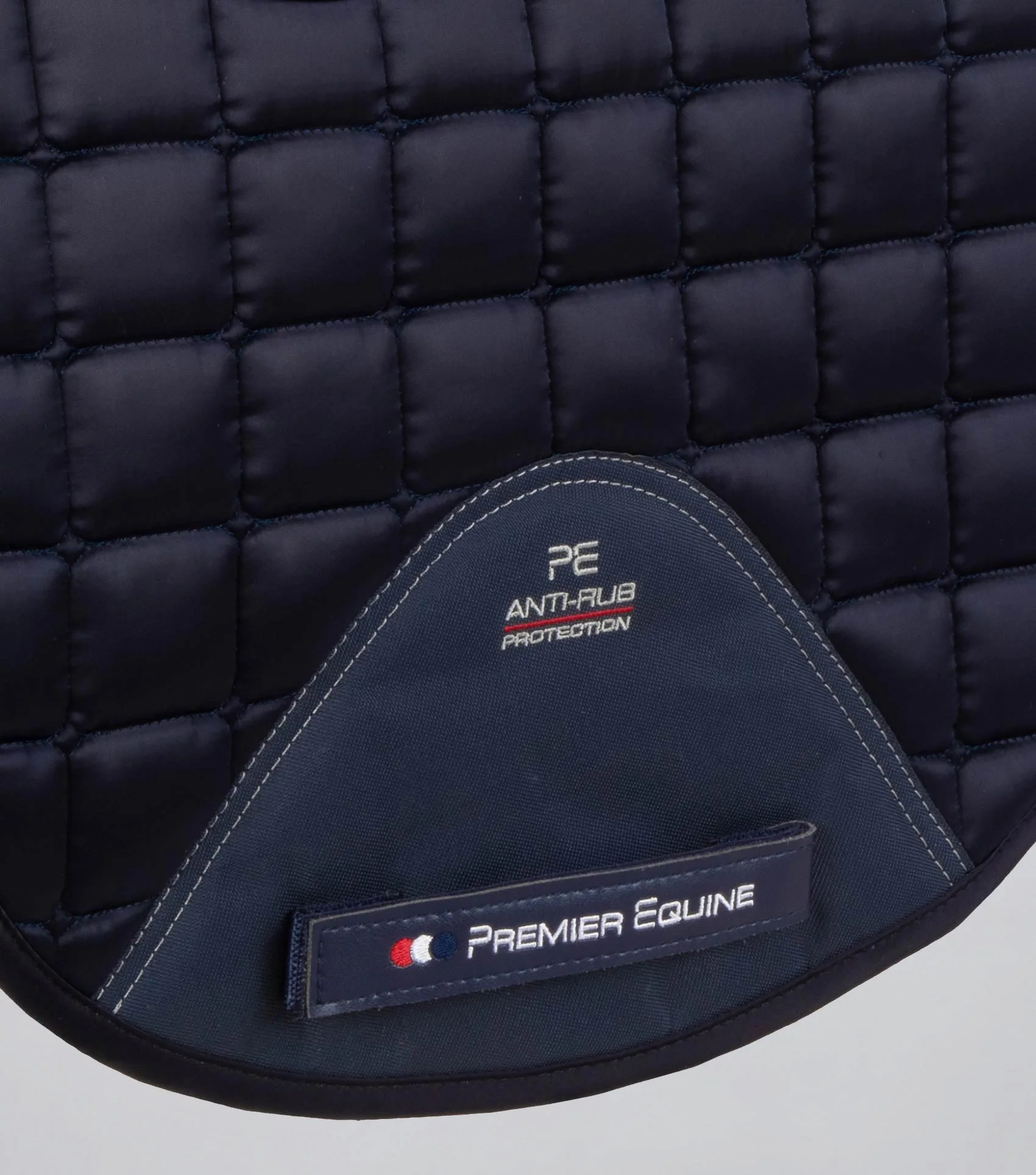 Capella Close Contact Merino Wool Dressage Square Navy/Natural Wool - Image 5