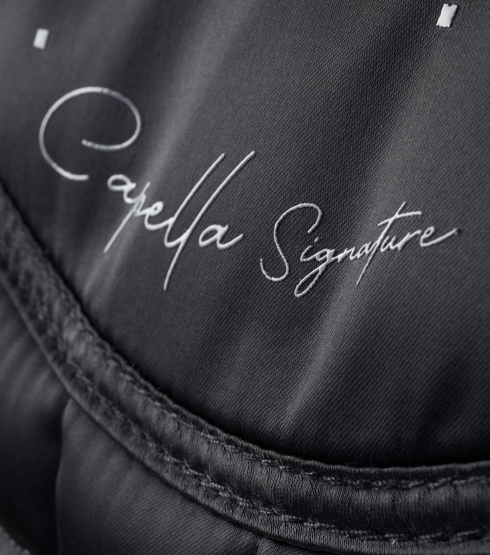 Capella Close Contact Merino Wool Dressage Square Black/Black Wool - Image 5