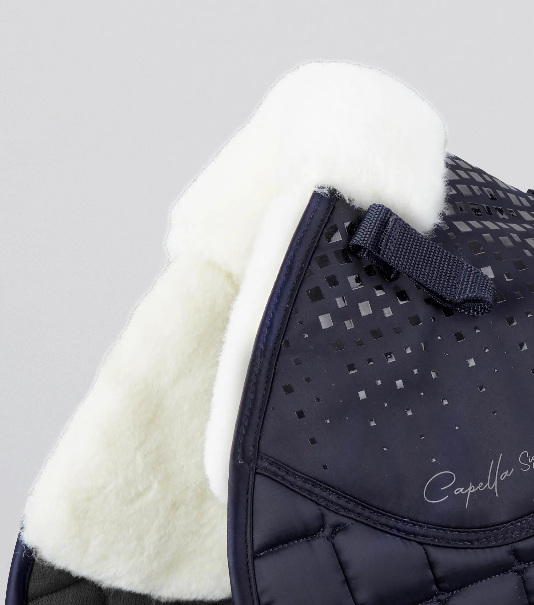 Capella Close Contact Merino Wool GP/Jump Square Navy/Natural Wool - Image 3