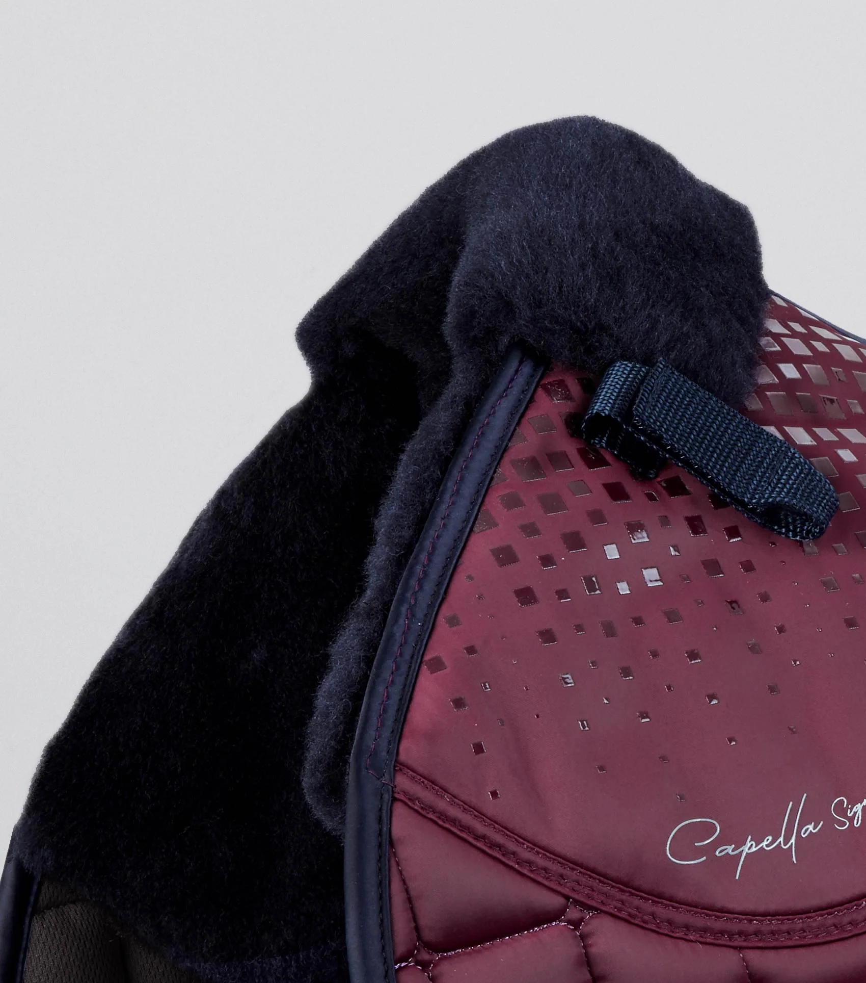 Capella Close Contact Merino Wool GP/Jump Square Wine/Navy Wool - Image 3