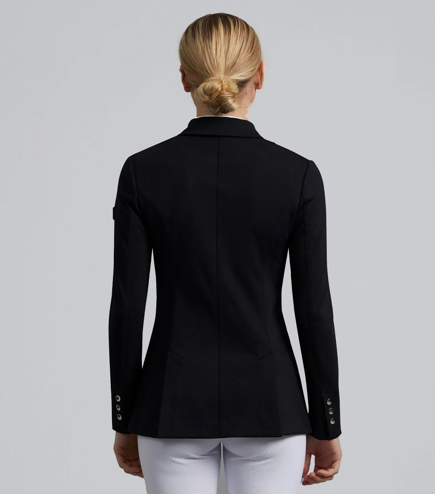 Capriole Ladies Short Tail Dressage Jacket Black - Image 3