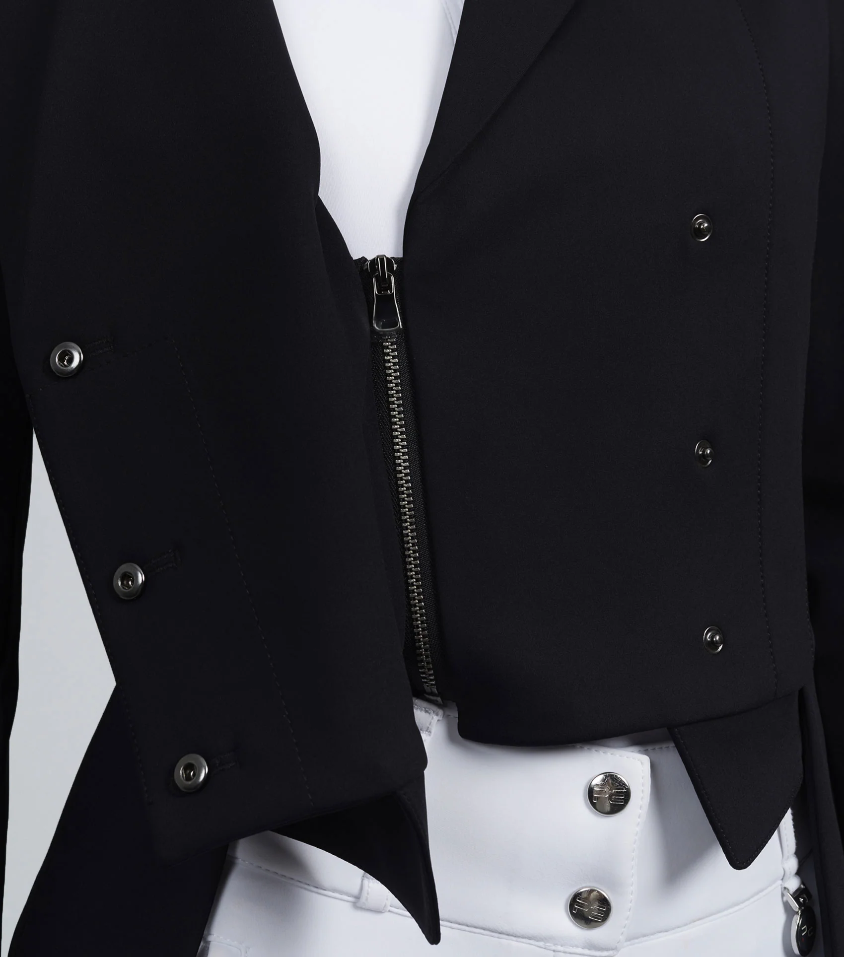 Capriole Ladies Short Tail Dressage Jacket Black - Image 6