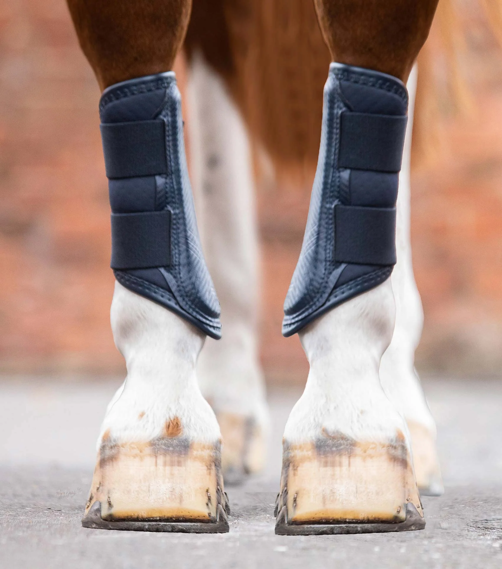 Carbon Air-Tech Single Locking Brushing Boots Navy - Image 5