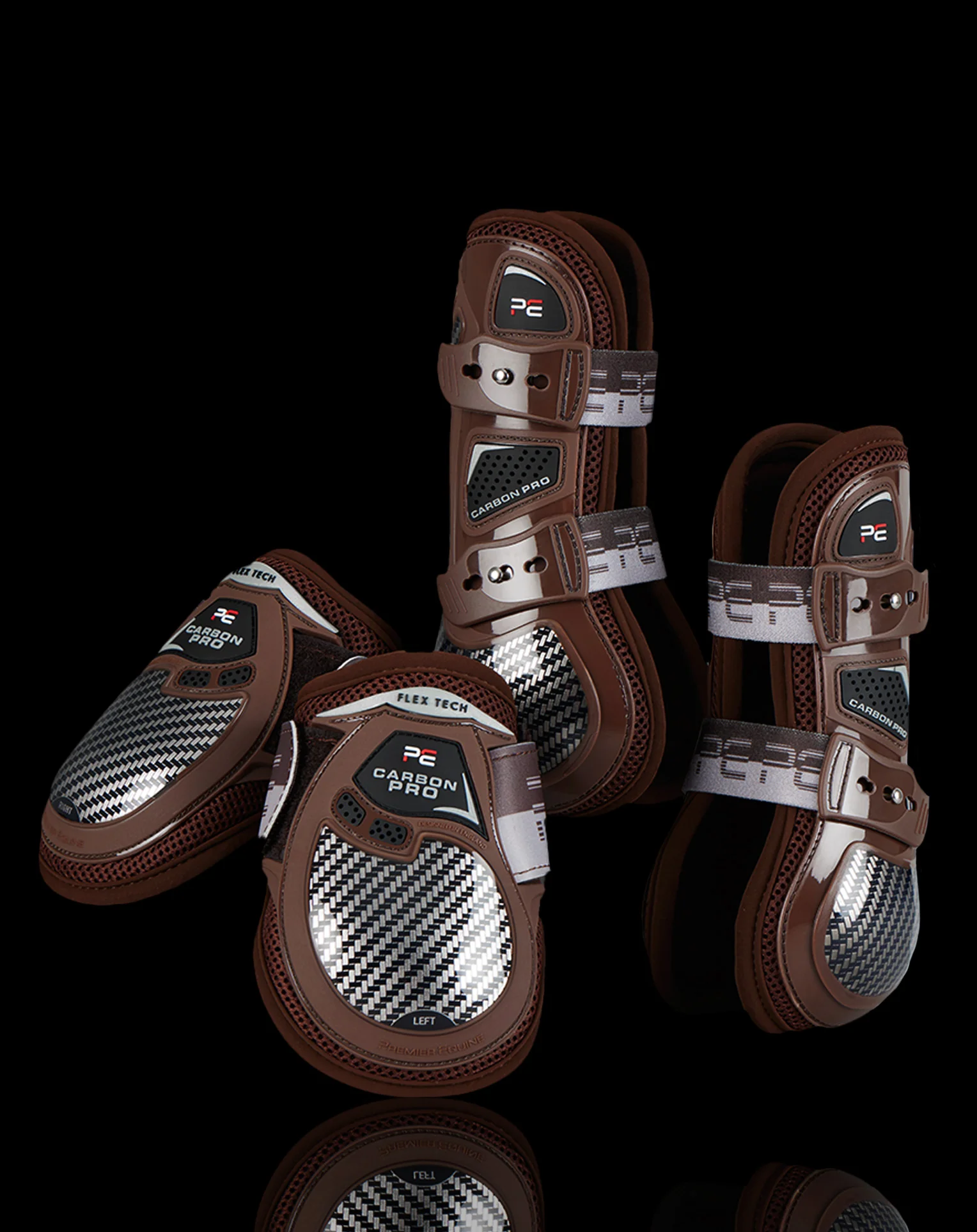 Carbon Pro Fetlock LITE Boots Brown - Image 6