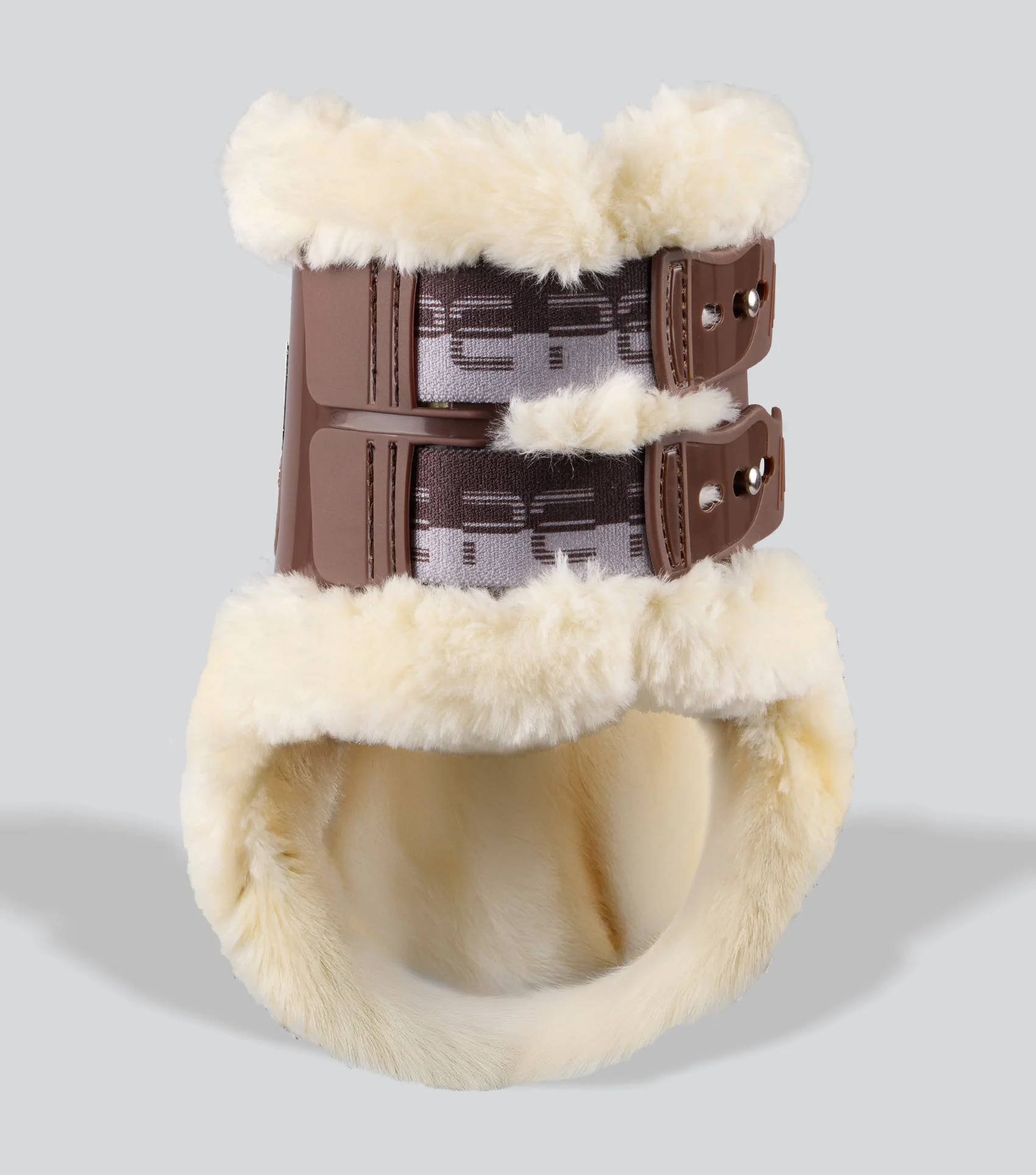 Carbon Pro Techno Wool Fetlock Boots Brown - Image 4
