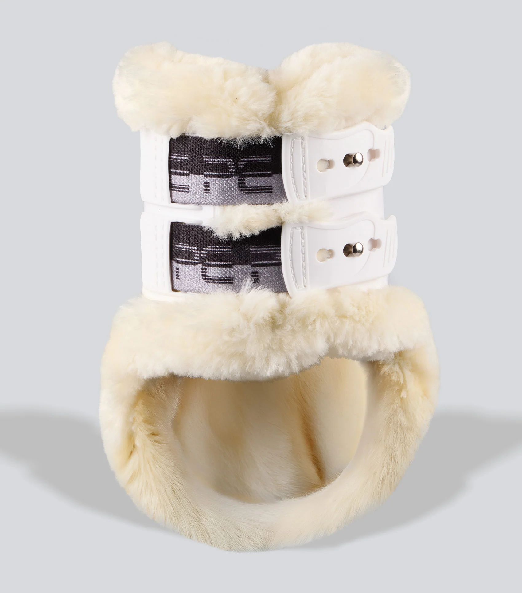 Carbon Pro Techno Wool Fetlock Boots White - Image 4