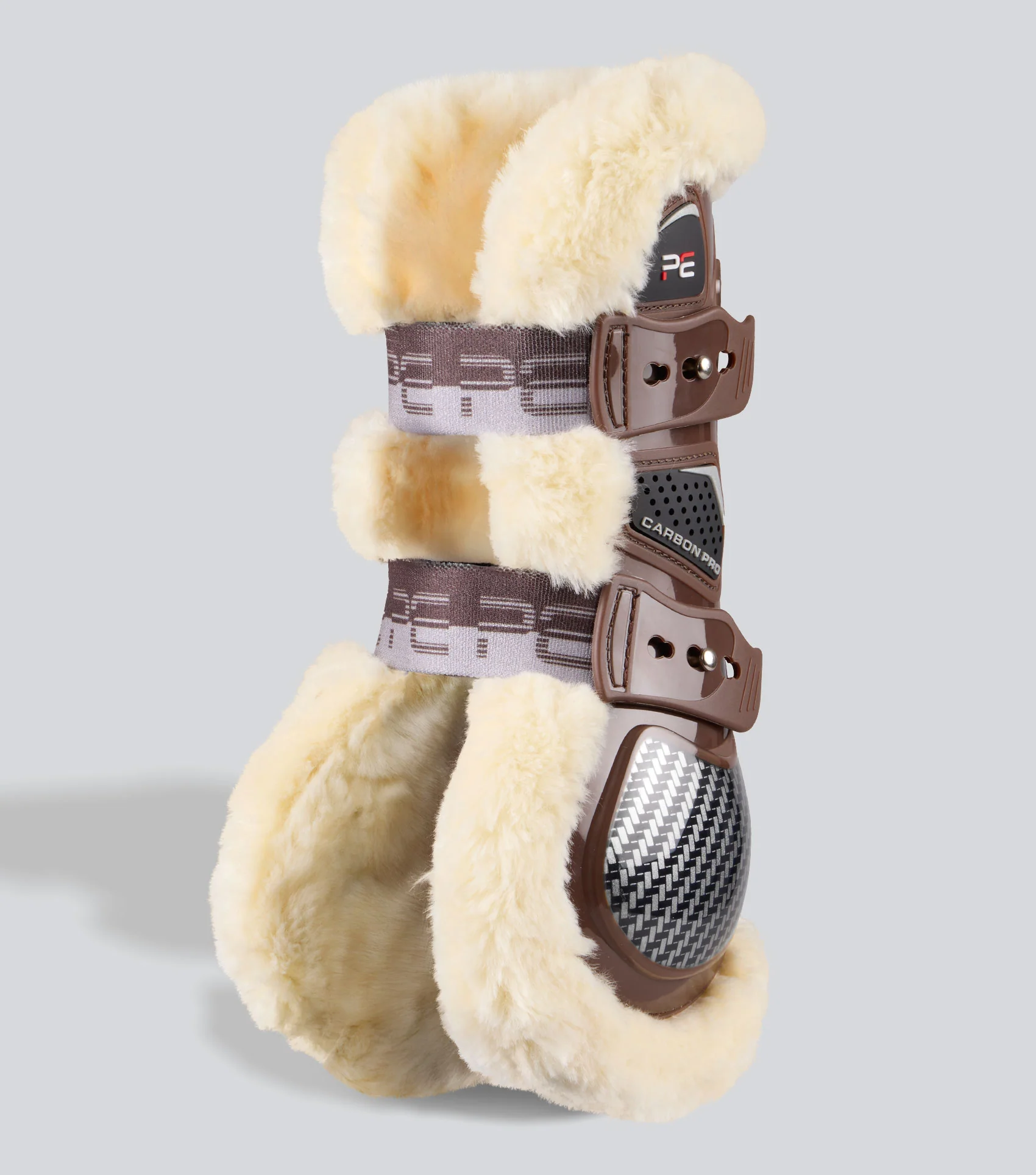 Carbon Pro Techno Wool Tendon Boots Brown - Image 4