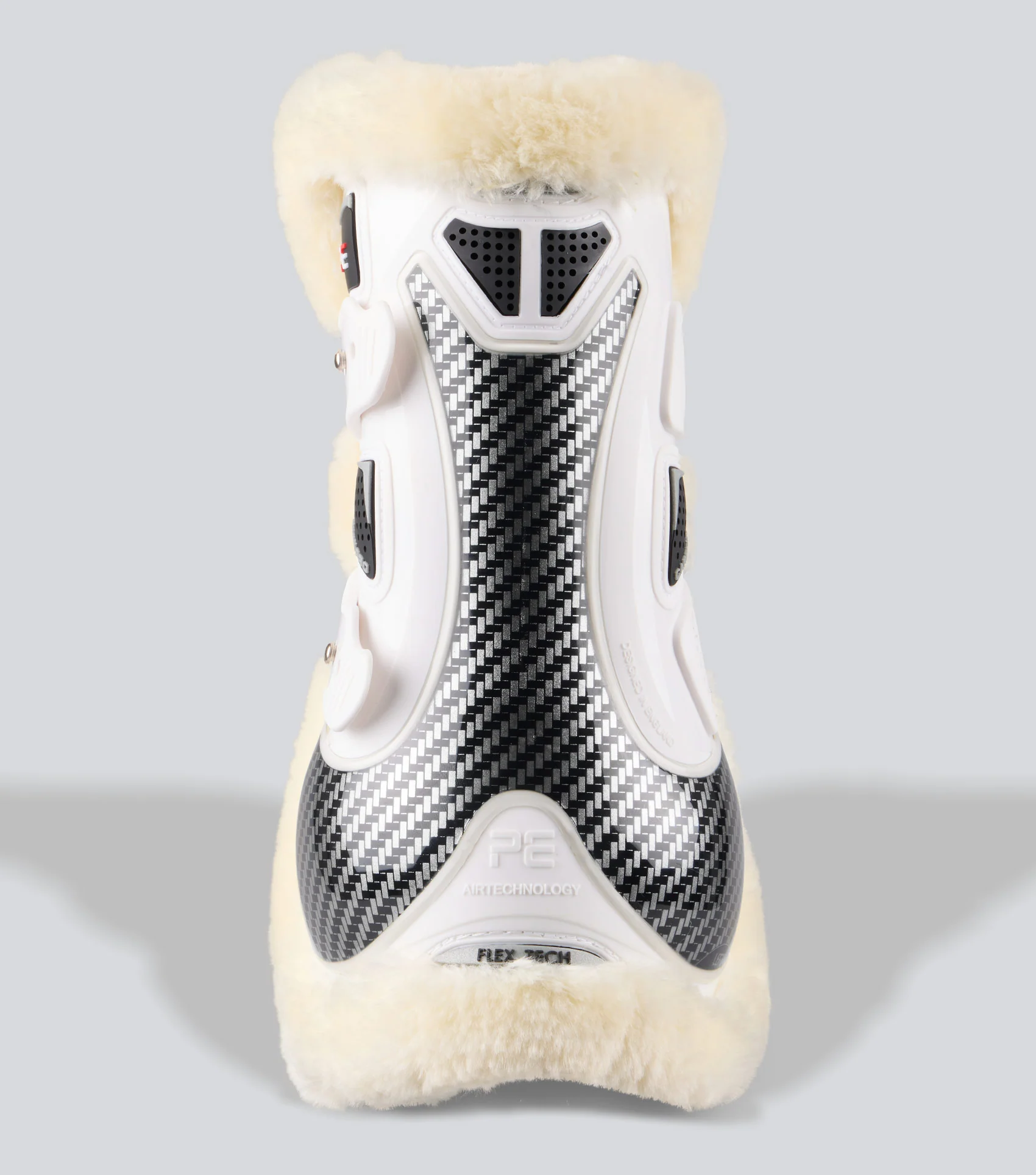 Carbon Pro Techno Wool Tendon Boots White - Image 3