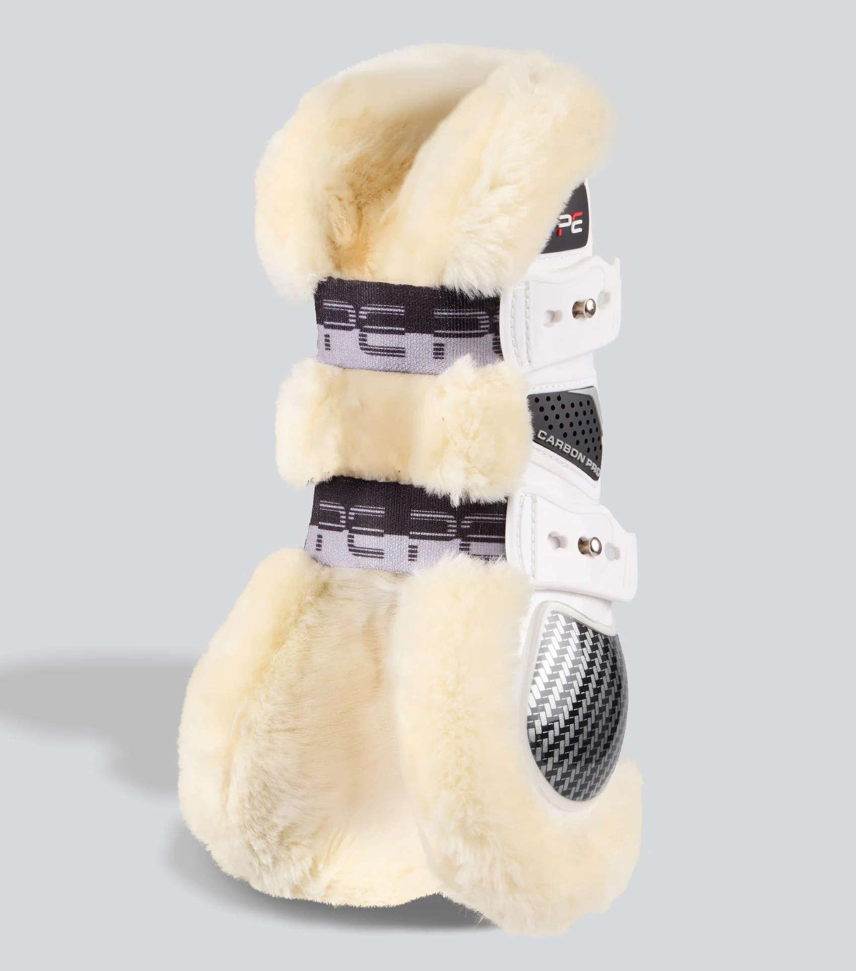 Carbon Pro Techno Wool Tendon Boots White - Image 4