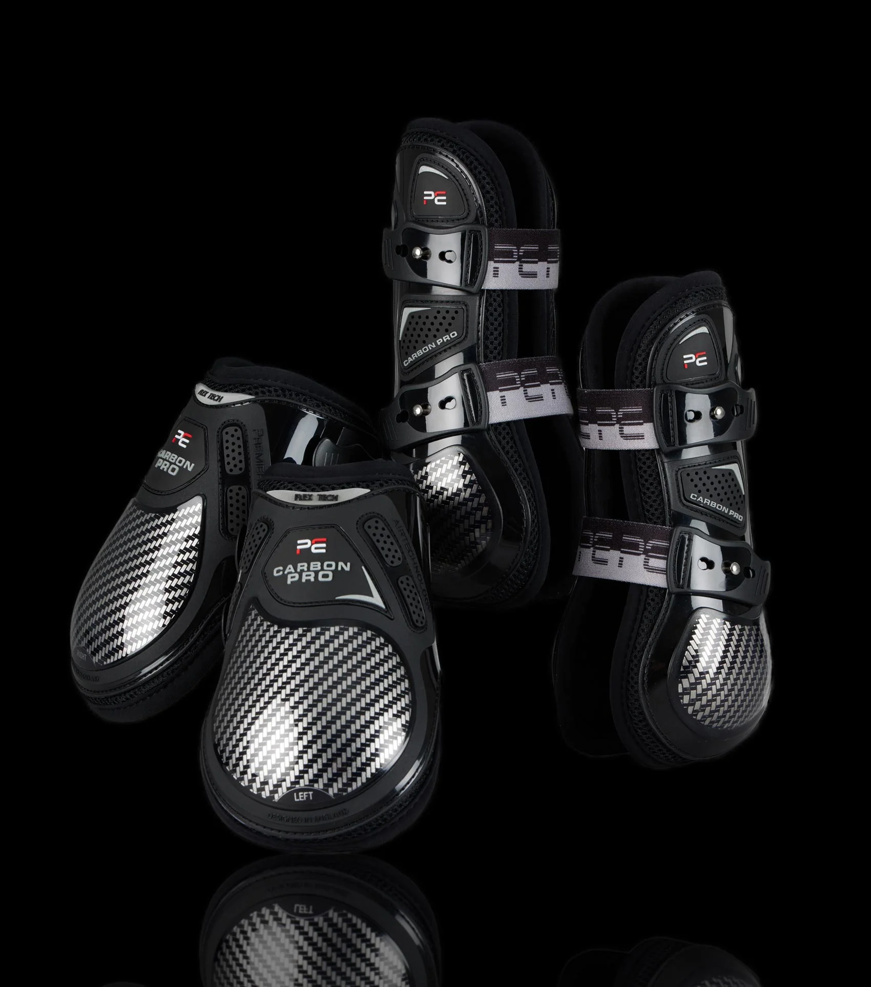 Carbon Pro Tendon Boots Black - Image 6