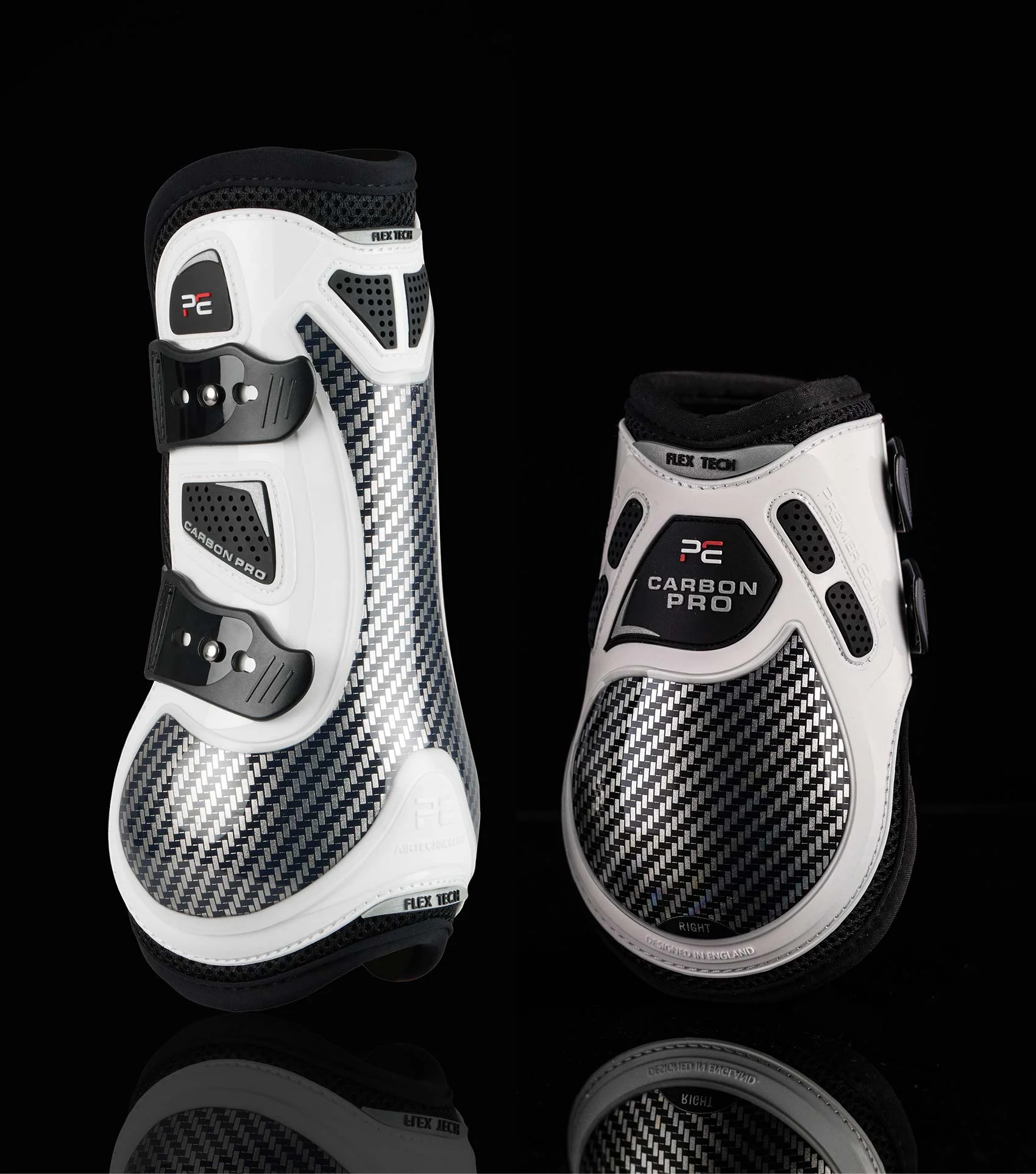 Carbon Pro Tendon Boots White - Image 6