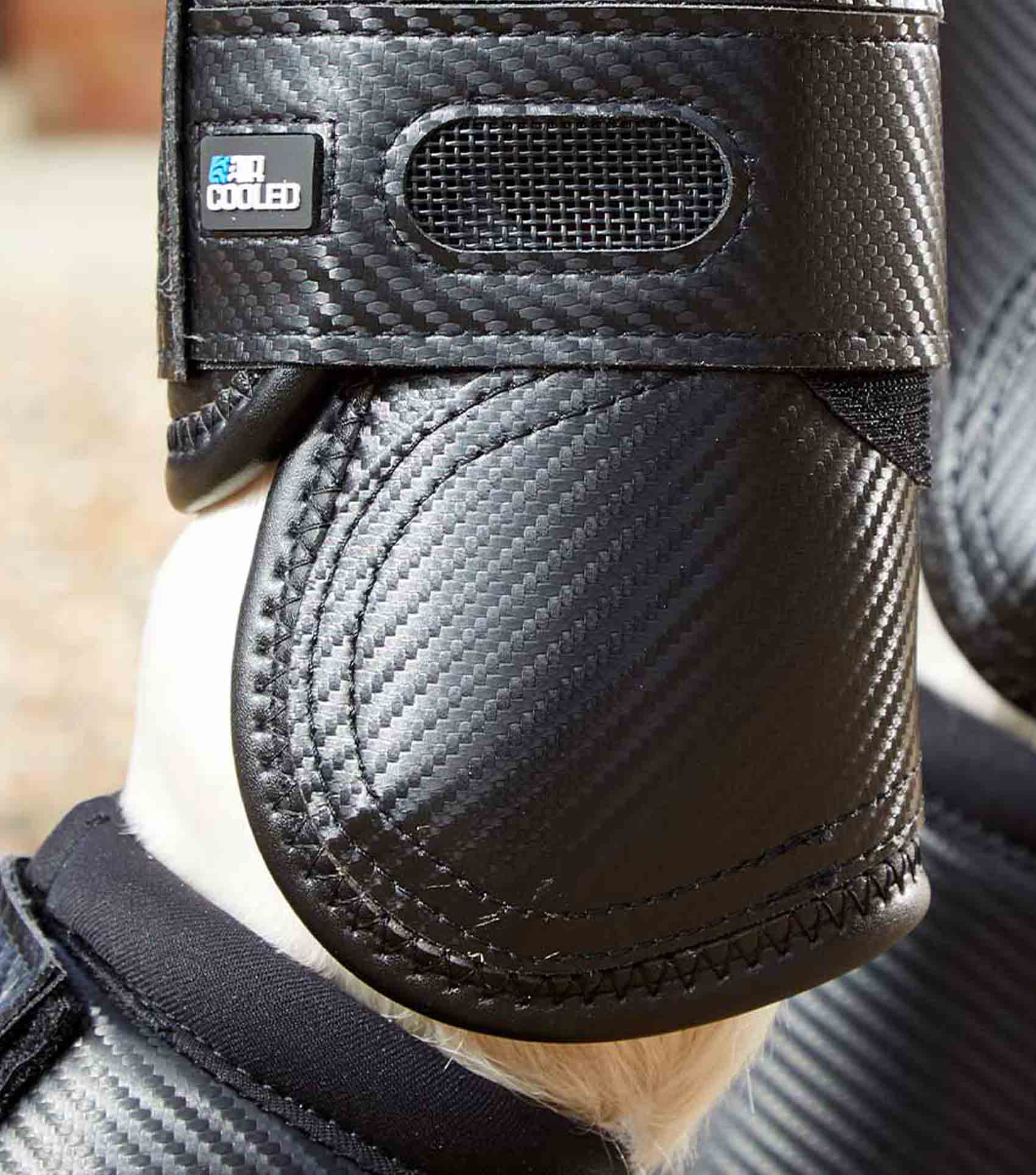 Carbon Tech Air Cooled Eventing Boots Black Front - Image 5