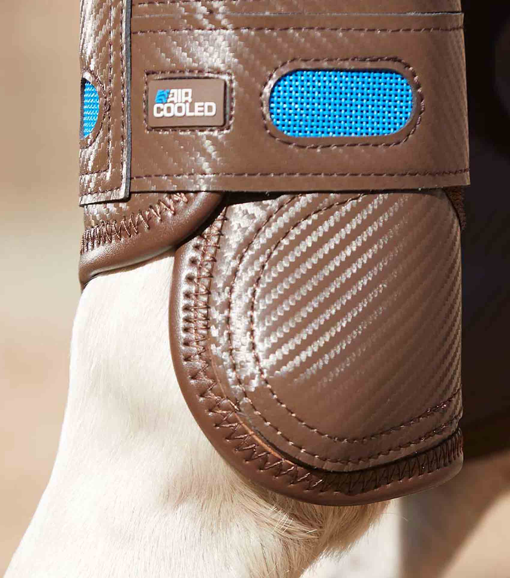 Carbon Tech Air Cooled Eventing Boots Brown Front - Image 5