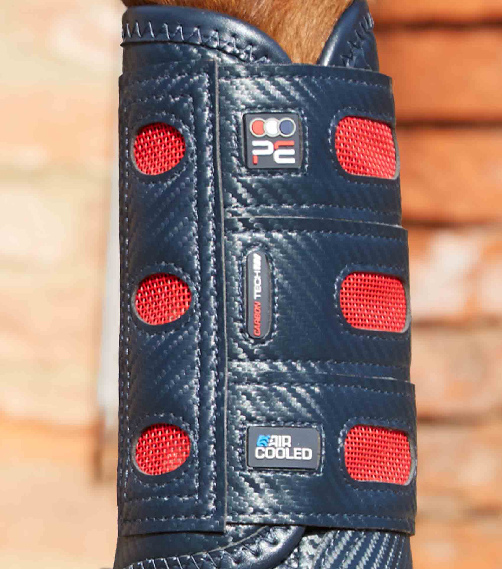 Carbon Tech Air Cooled Eventing Boots Navy Front - Image 4