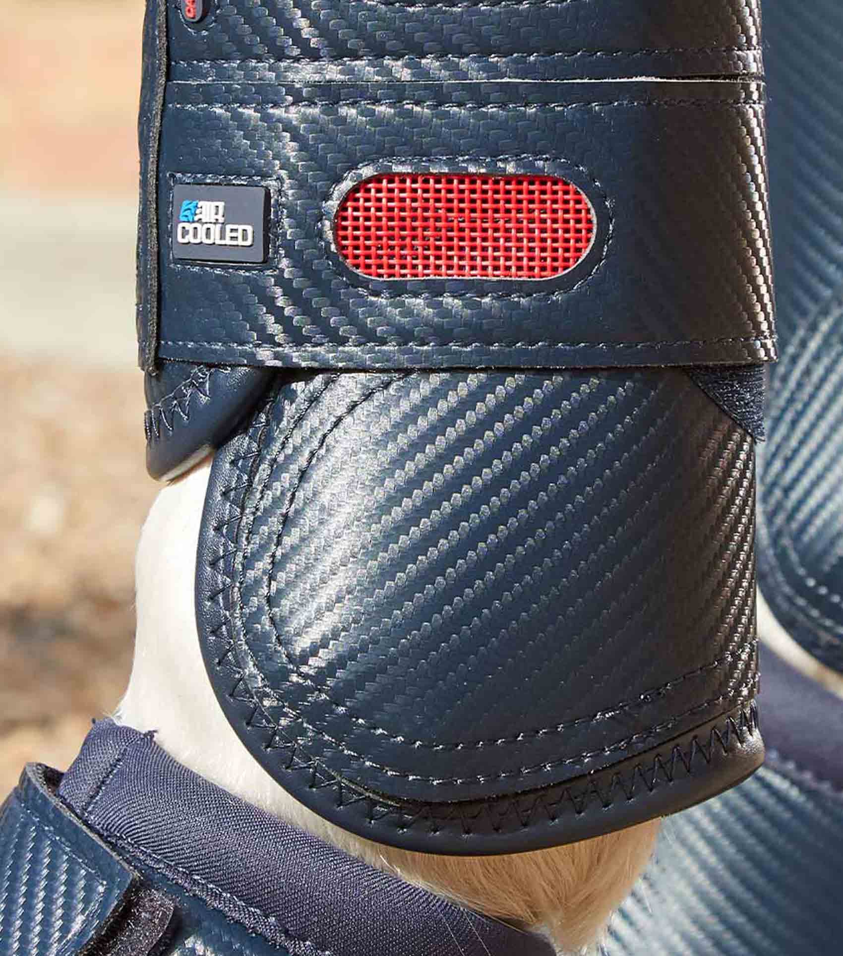Carbon Tech Air Cooled Eventing Boots Navy Front - Image 5