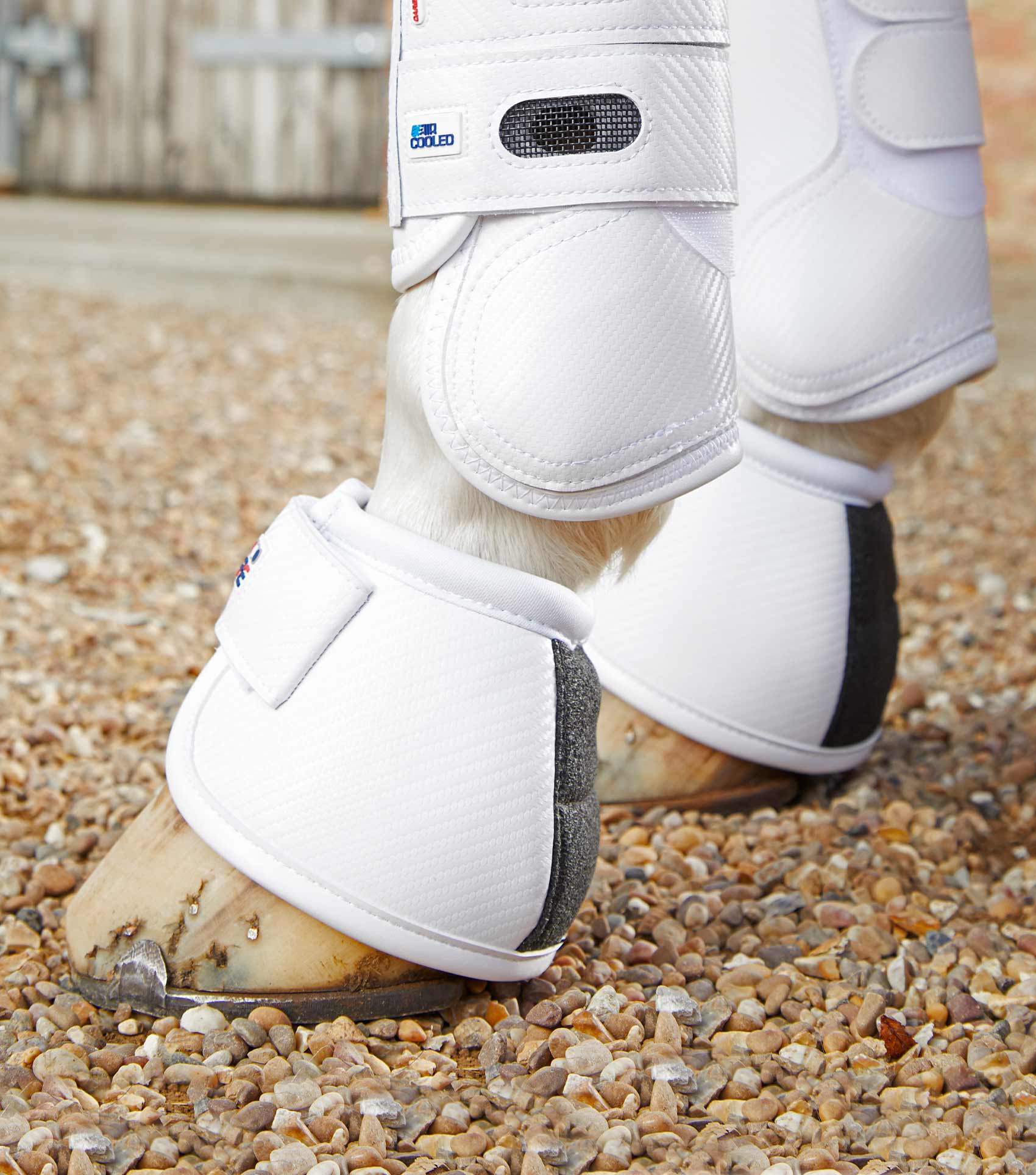 Carbon Tech Kevlar No-Turn Over Reach Boots White - Image 3