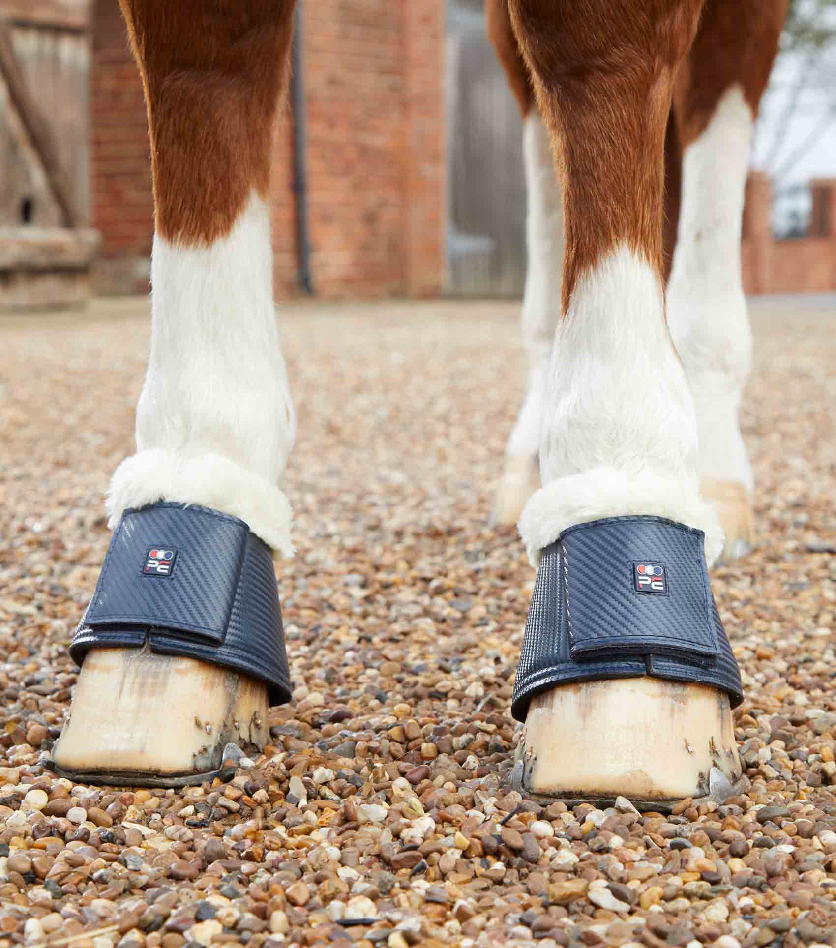 Carbon Tech Techno Wool Over Reach Boots Navy - Image 3