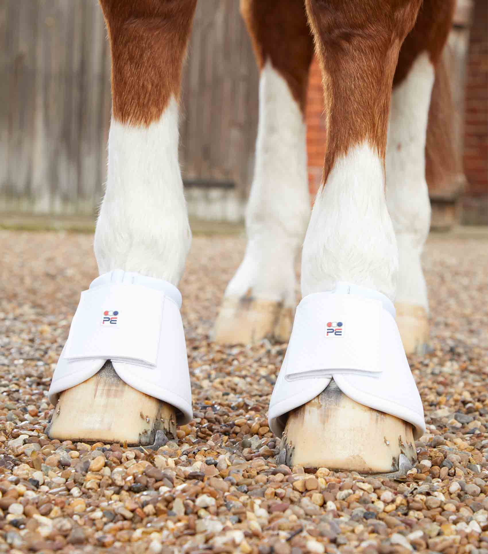Carbon Wrap Over Reach Boots White - Image 4