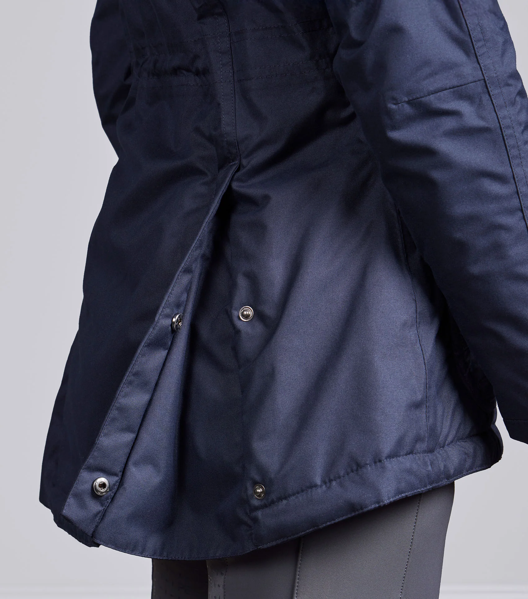 Cascata Ladies Waterproof Coat Navy - Image 4