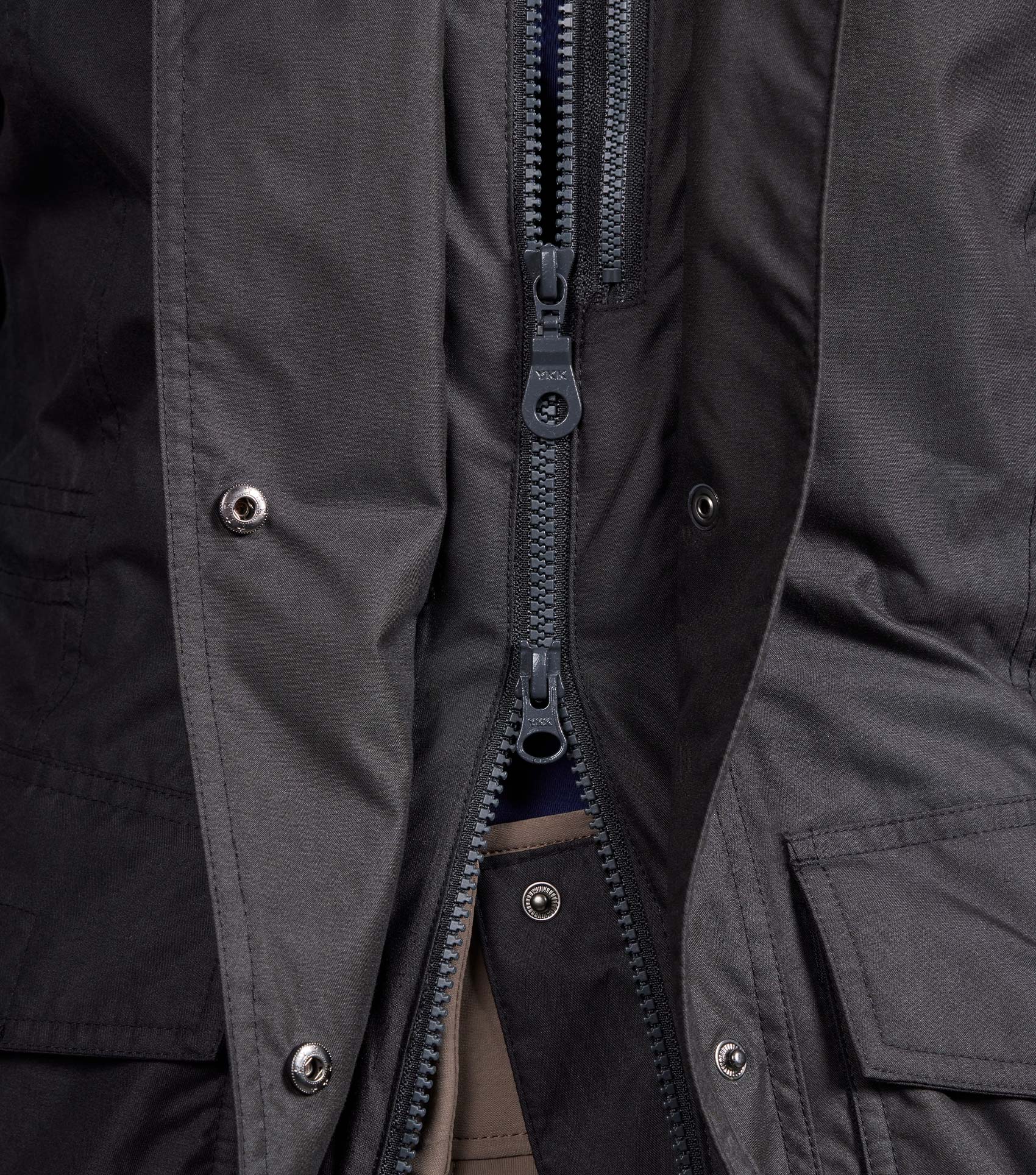 Cascata Ladies Waterproof Coat Black - Image 4