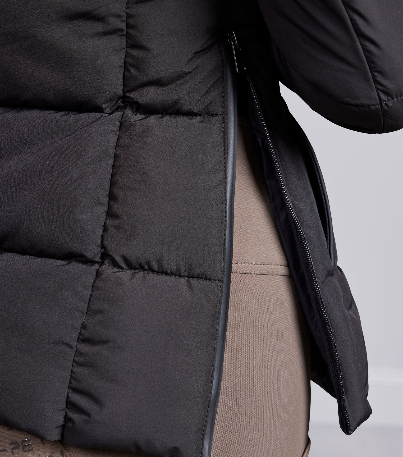SALE - Casella Ladies Quilted Jacket Black - Image 5