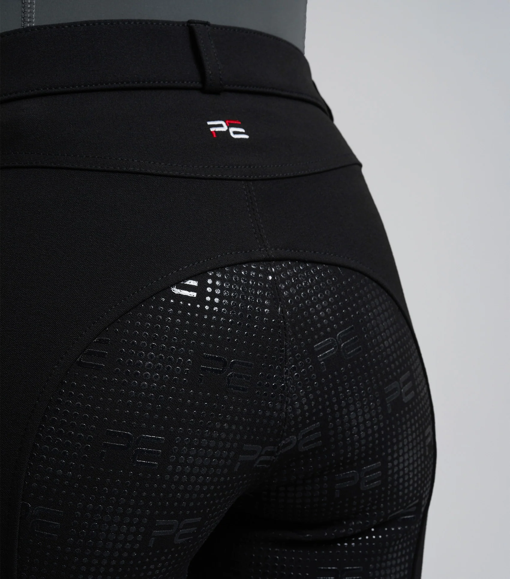 SALE - Cassa Ladies Full Seat Gel Riding Breeches Black - Image 3