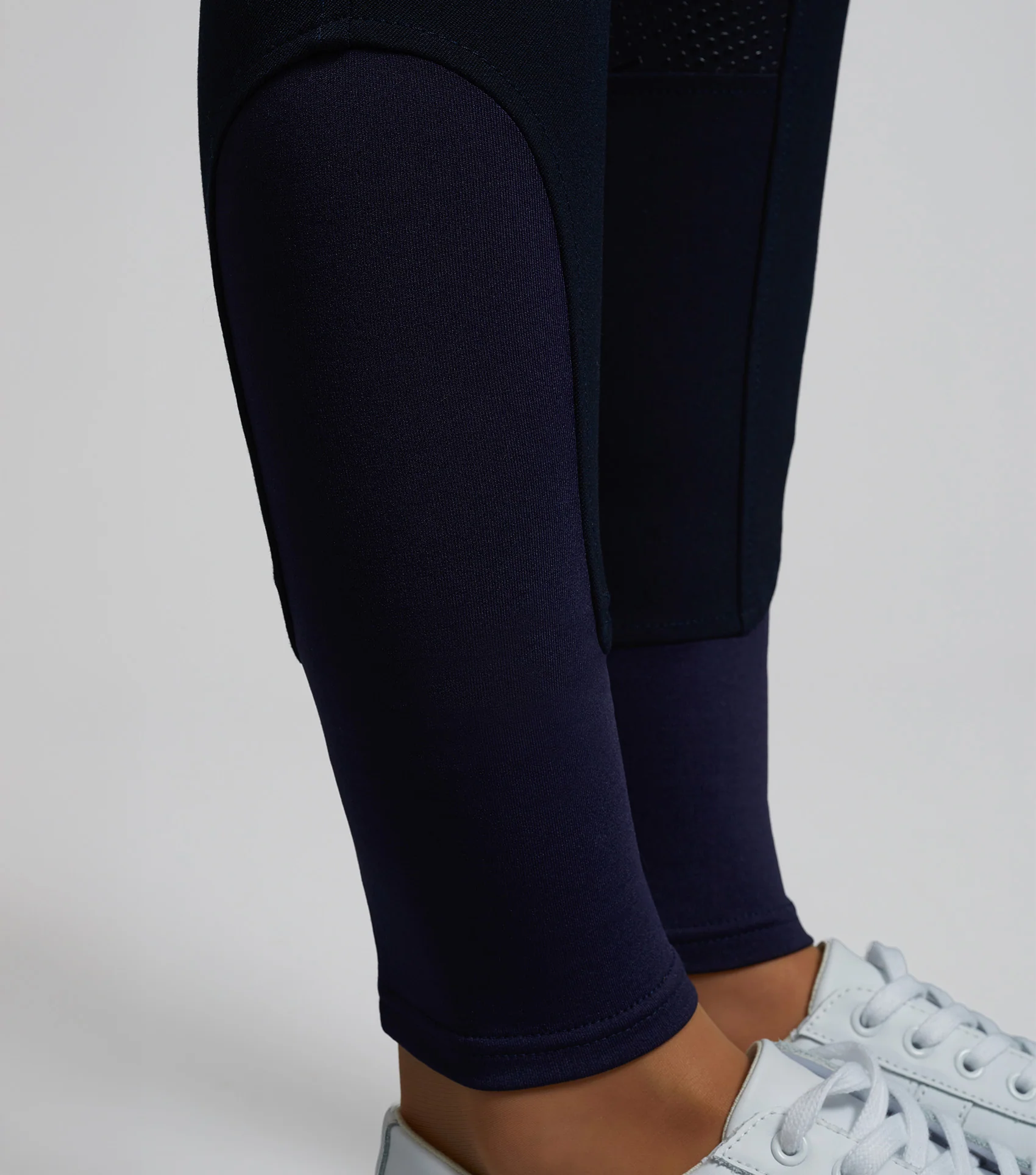 SALE - Cassa Ladies Full Seat Gel Riding Breeches Navy - Image 4