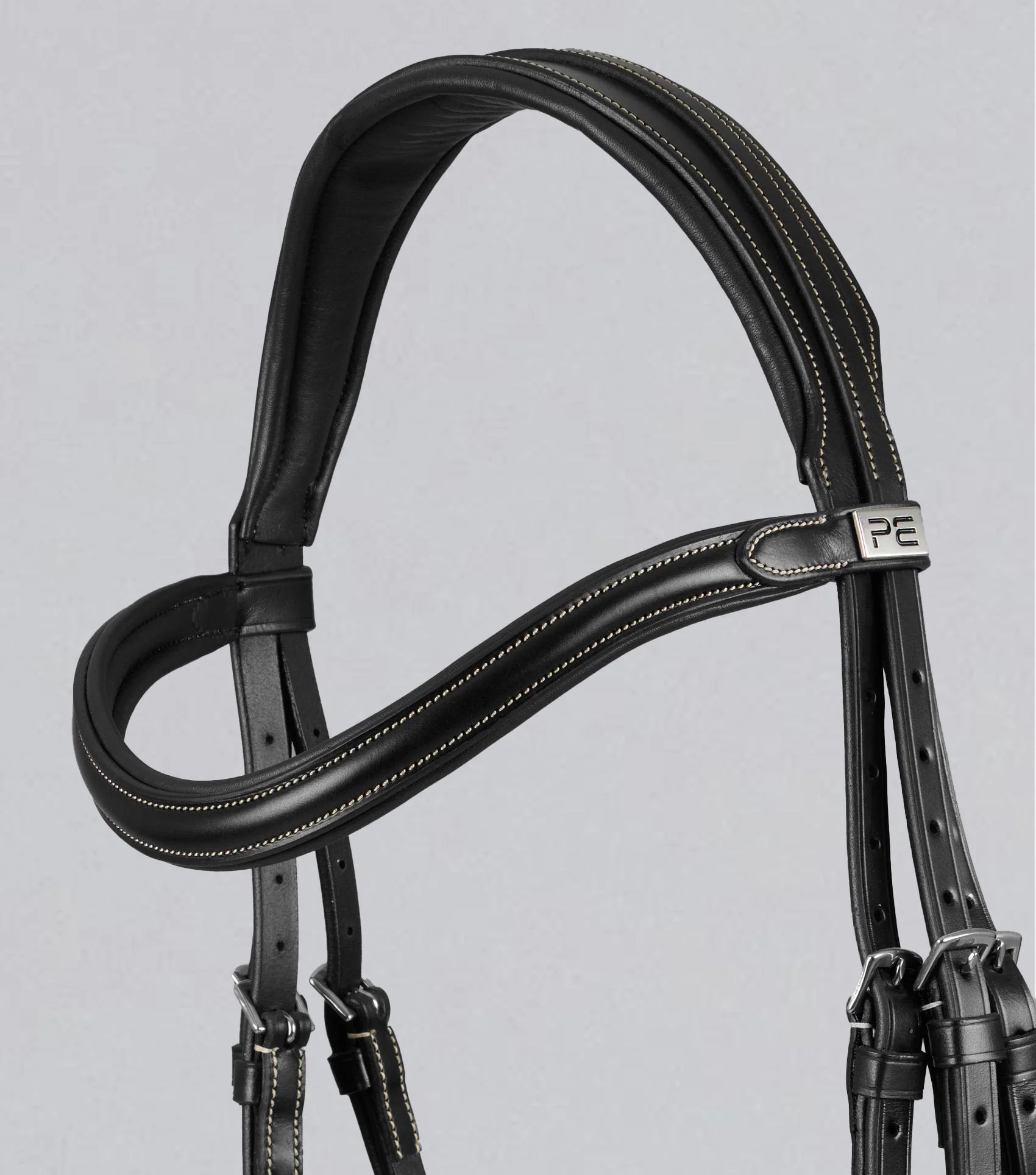 Cassano Snaffle Bridle Black - Image 3