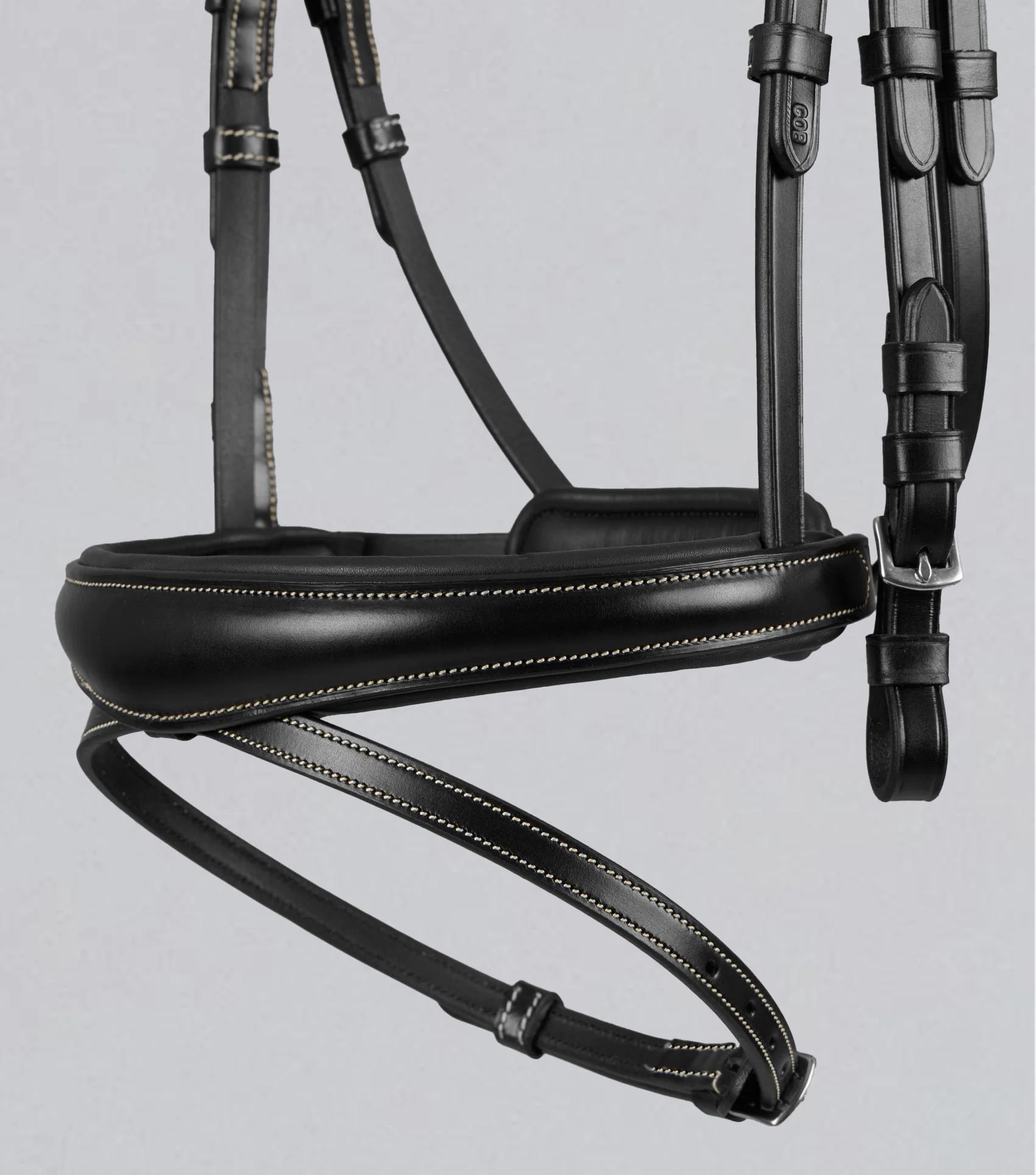 Cassano Snaffle Bridle Black - Image 4