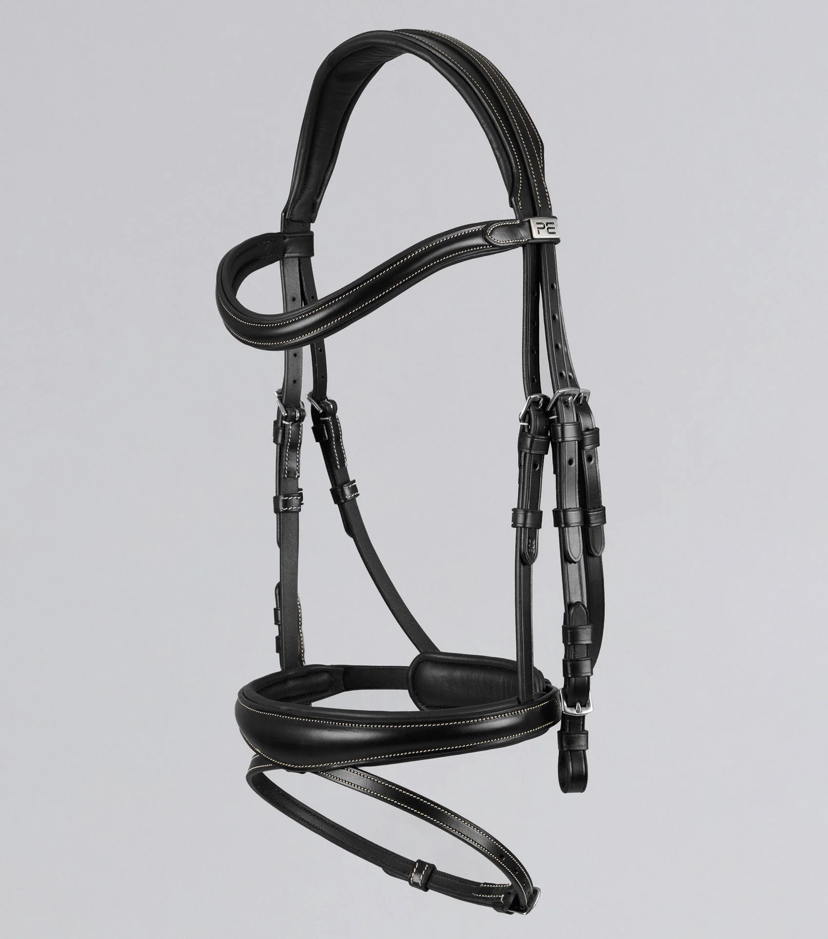 Cassano Snaffle Bridle Black - Image 5