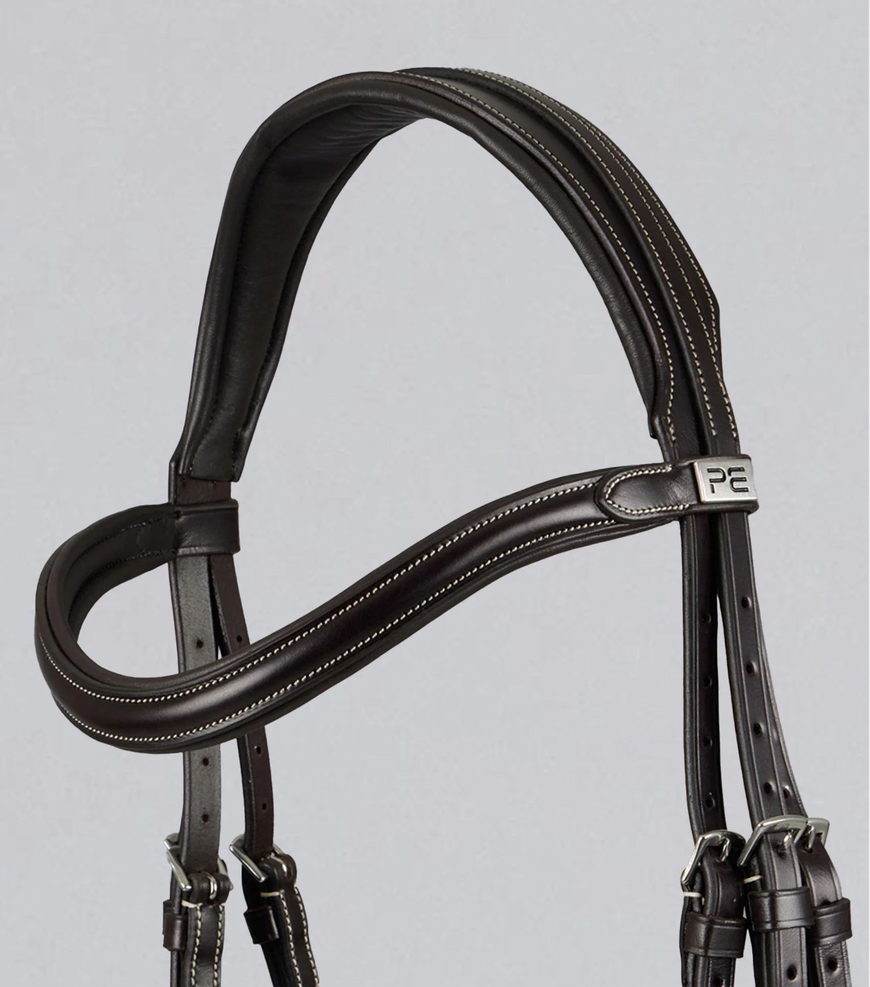 Cassano Snaffle Bridle Brown - Image 3