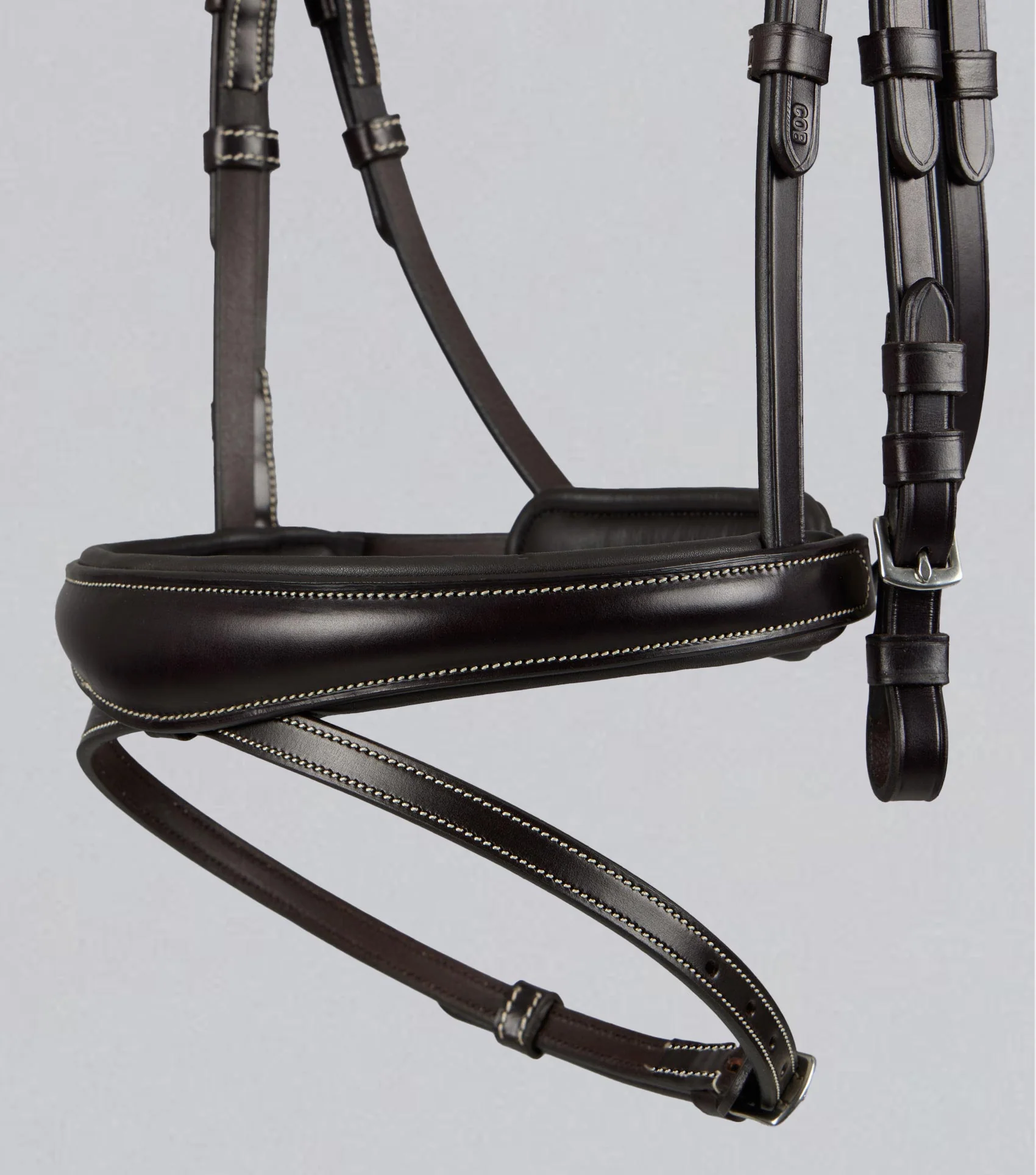 Cassano Snaffle Bridle Brown - Image 4