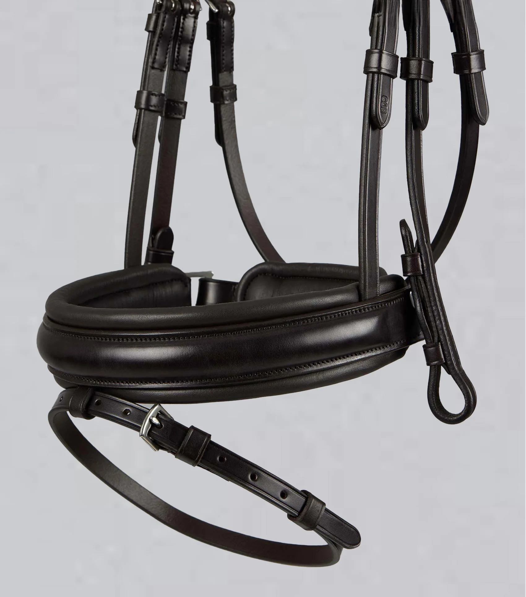 Castello Anatomical Bridle Brown - Image 4