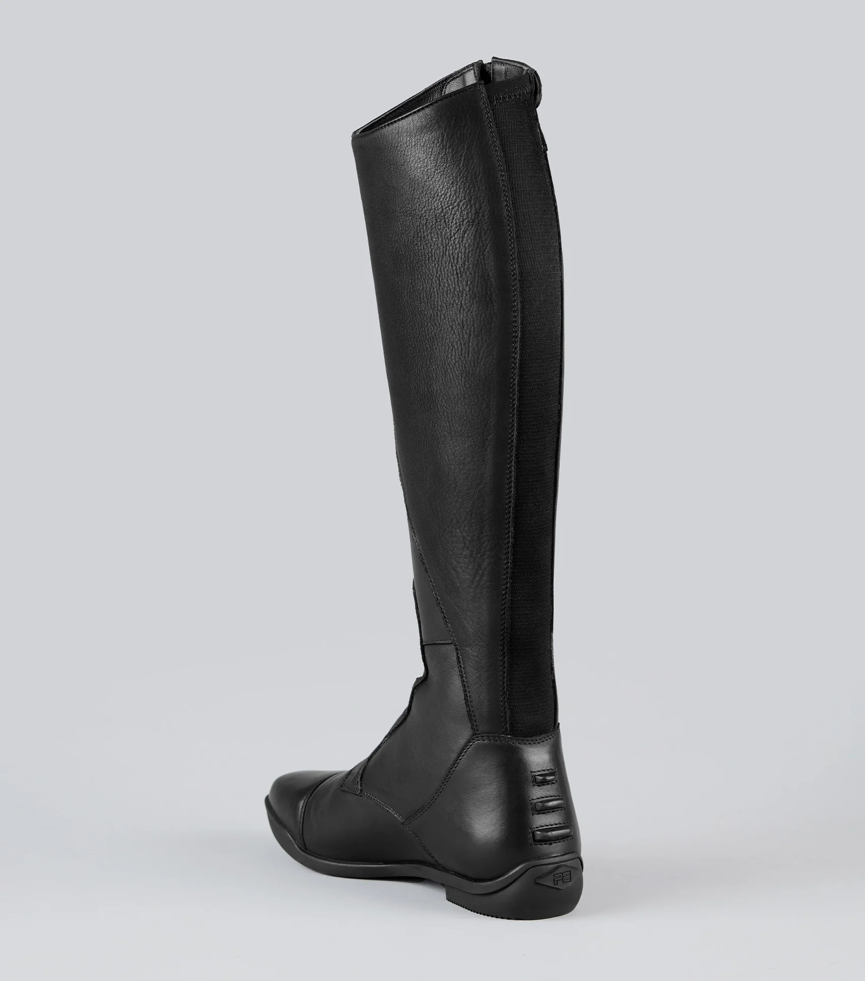 Cedo Womens Leather Field Tall Riding Boots Black - Image 2