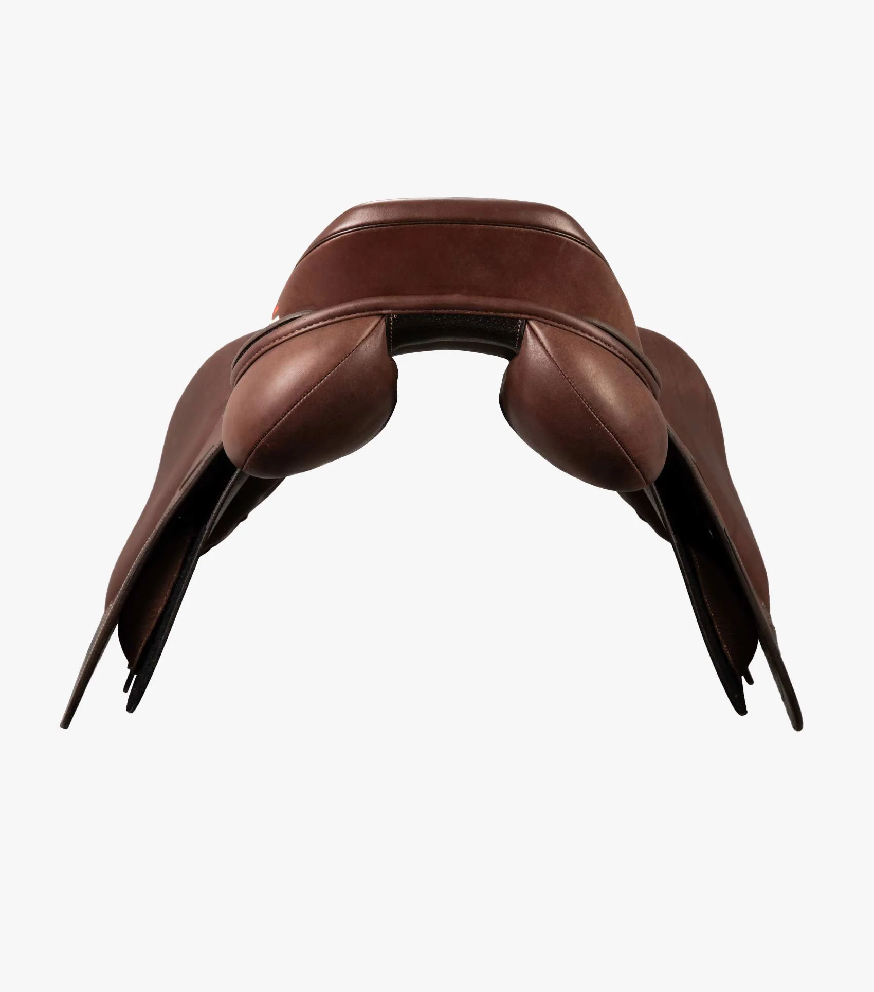 Chamonix Leather Close Contact Jump Saddle Brown - Image 4