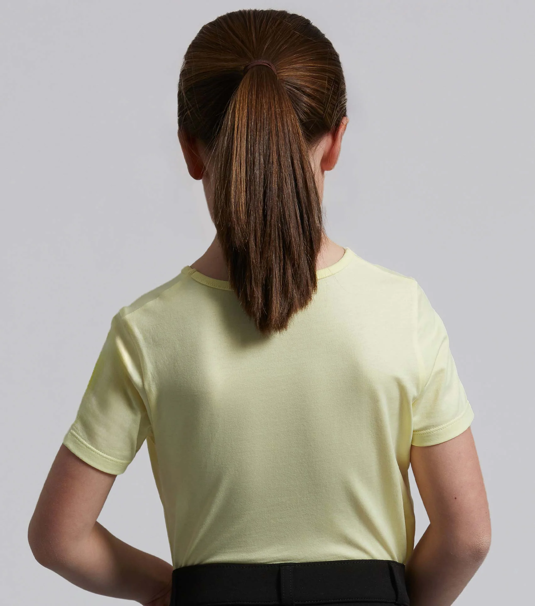 SALE - Chiaro Girls Cotton Riding T-Shirt Yellow - Image 3